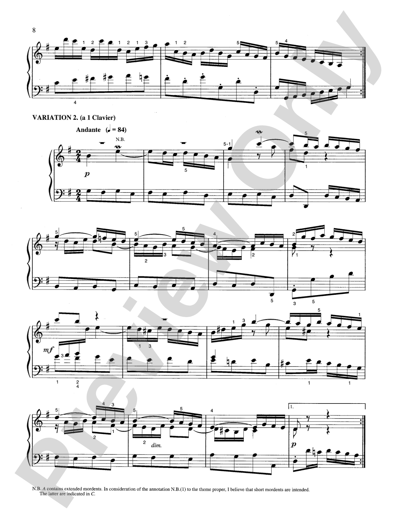 Bach: Goldberg Variations