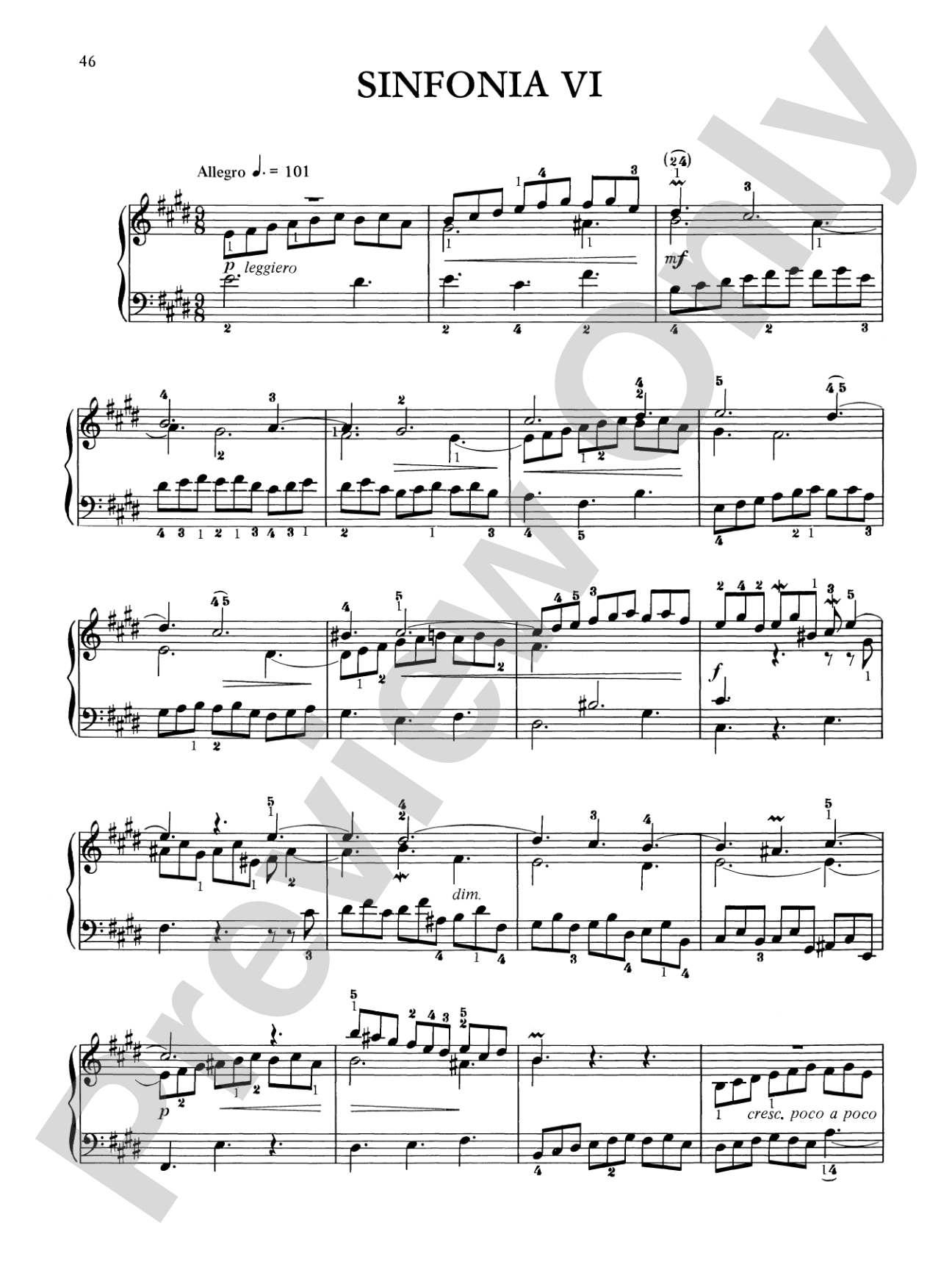 Bach: Two and Three-Part Inventions (Ed. Hans Bischoff)