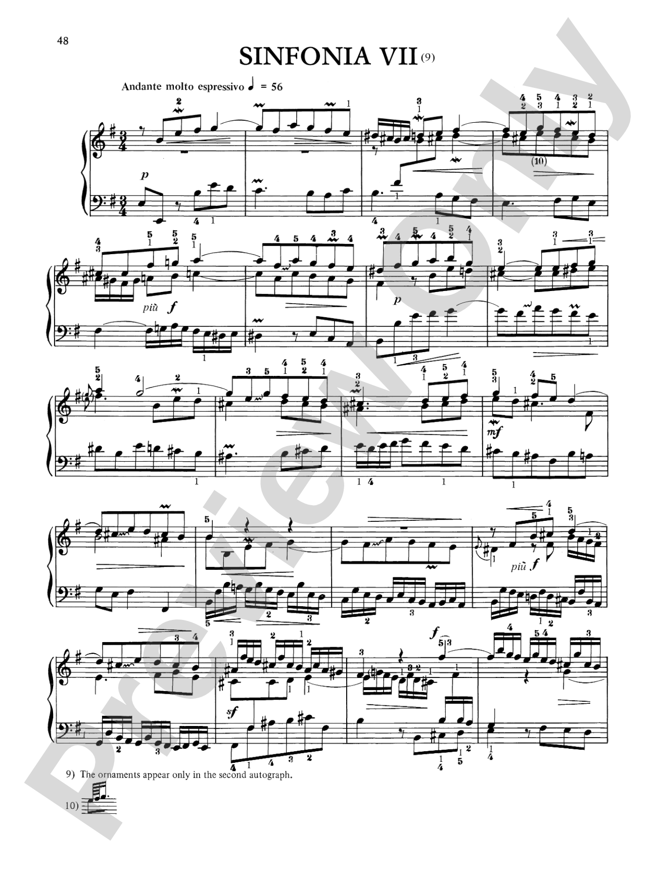 Bach: Two and Three-Part Inventions (Ed. Hans Bischoff)
