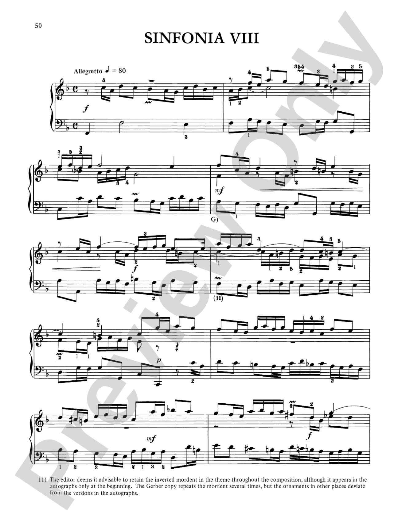 Bach: Two and Three-Part Inventions (Ed. Hans Bischoff)