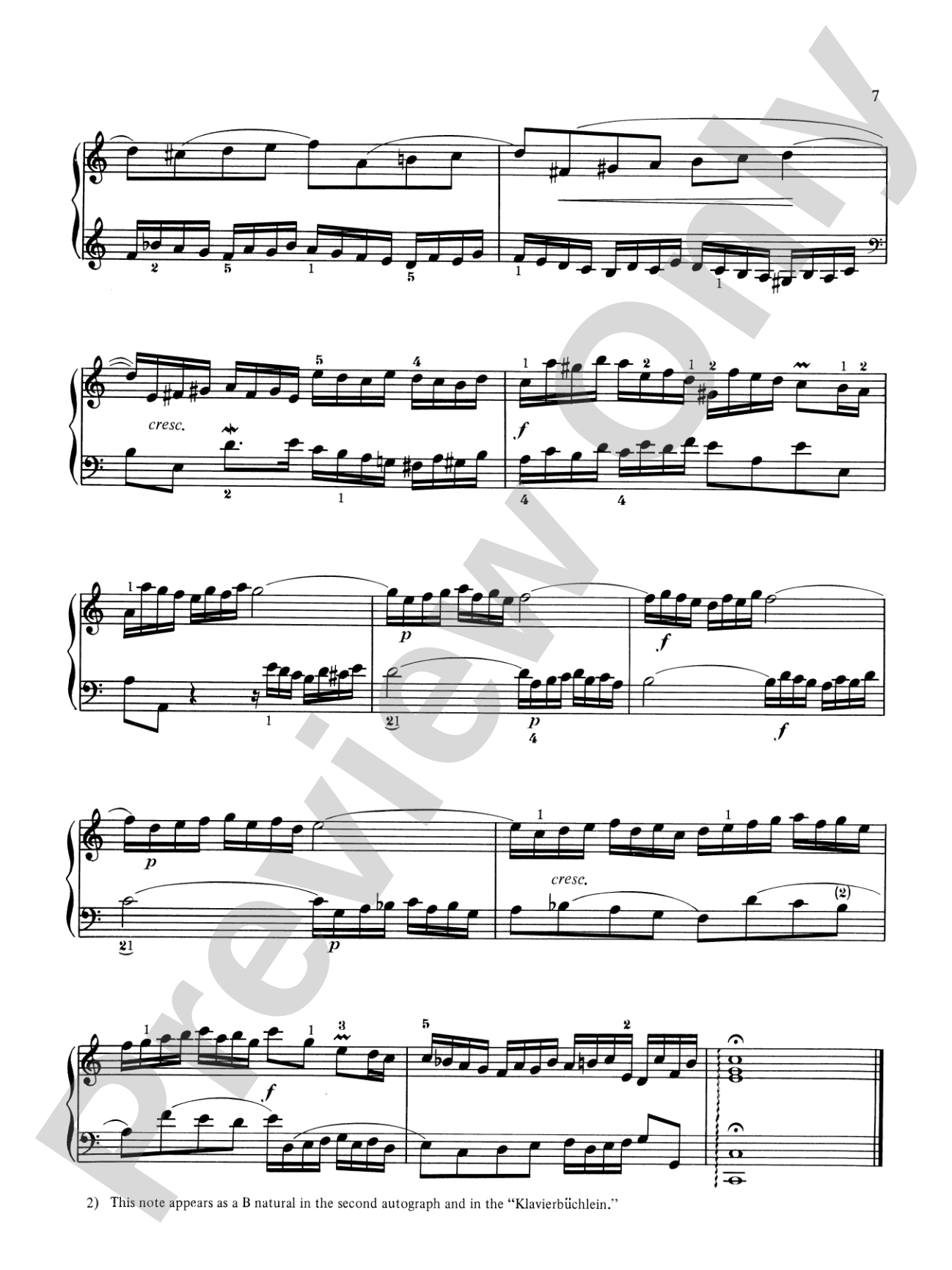 Bach: Two-Part Inventions (Ed. Hans Bischoff): Piano Book
