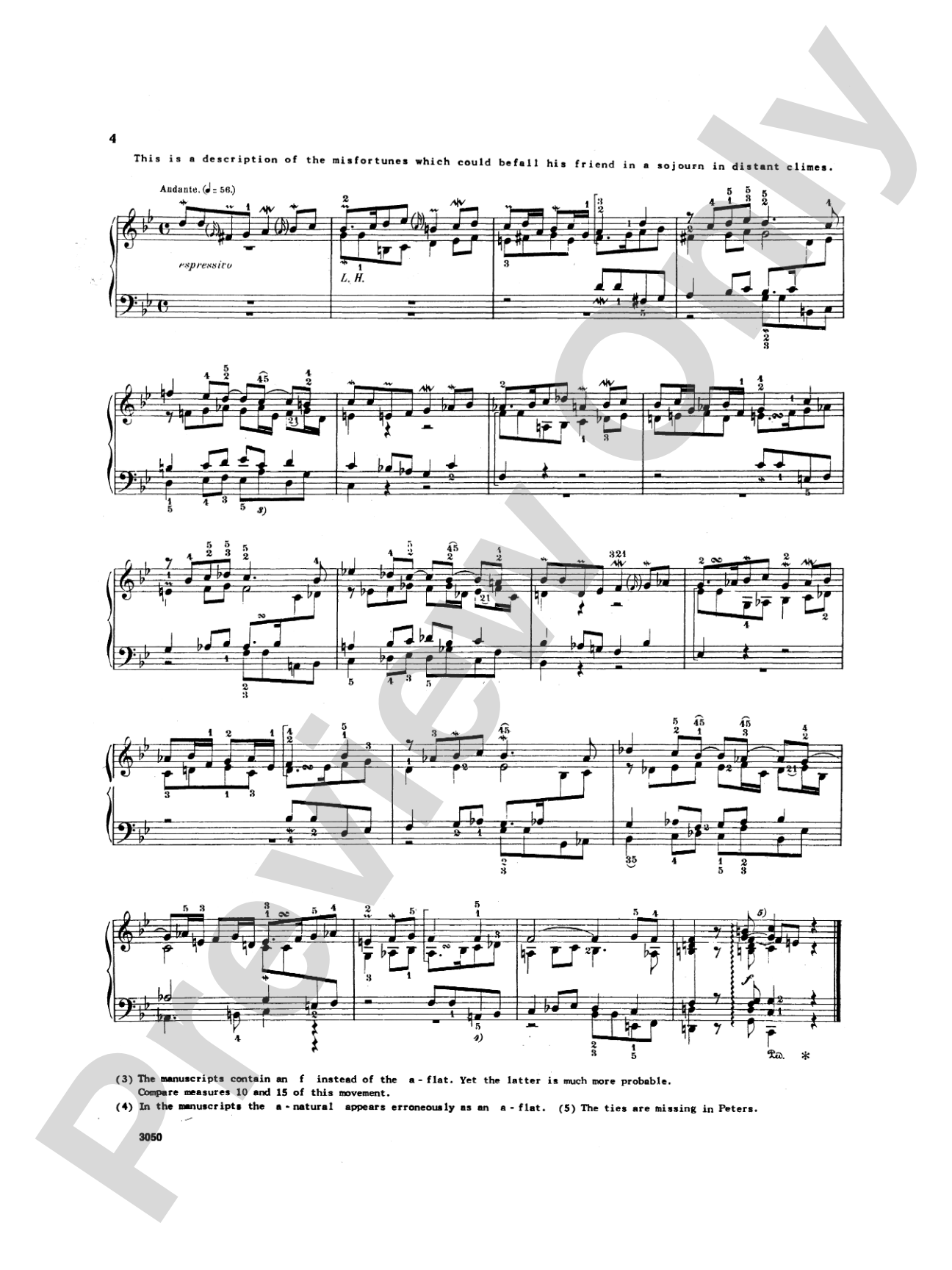 Bach: Cappriccio on the Departure of His Dearly Beloved Brother: Piano