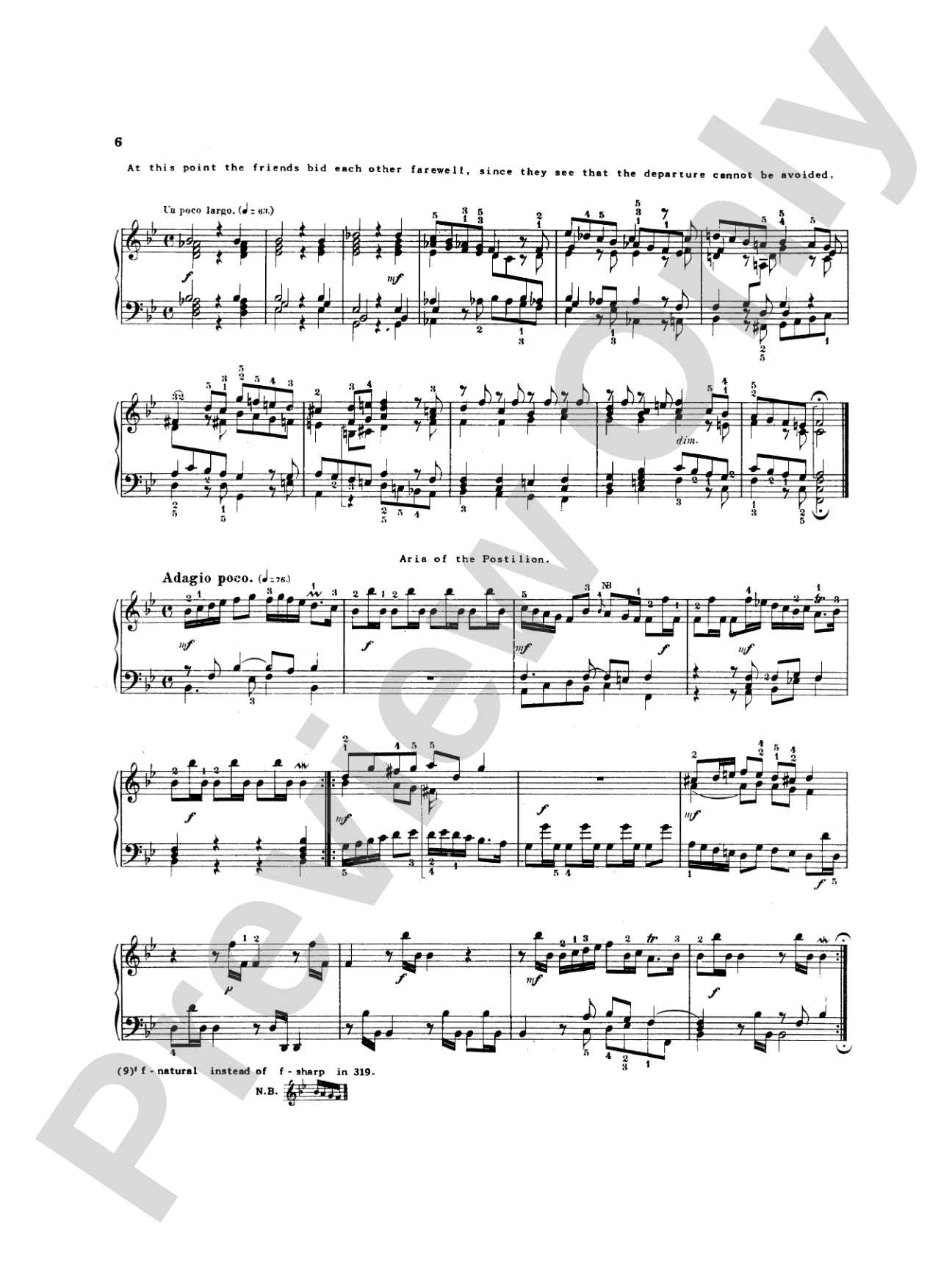 Bach: Cappriccio on the Departure of His Dearly Beloved Brother: Piano