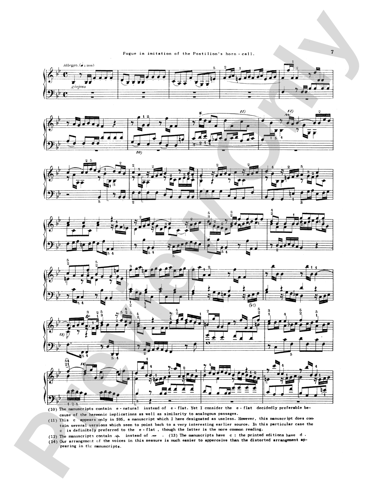 Bach: Cappriccio on the Departure of His Dearly Beloved Brother: Piano