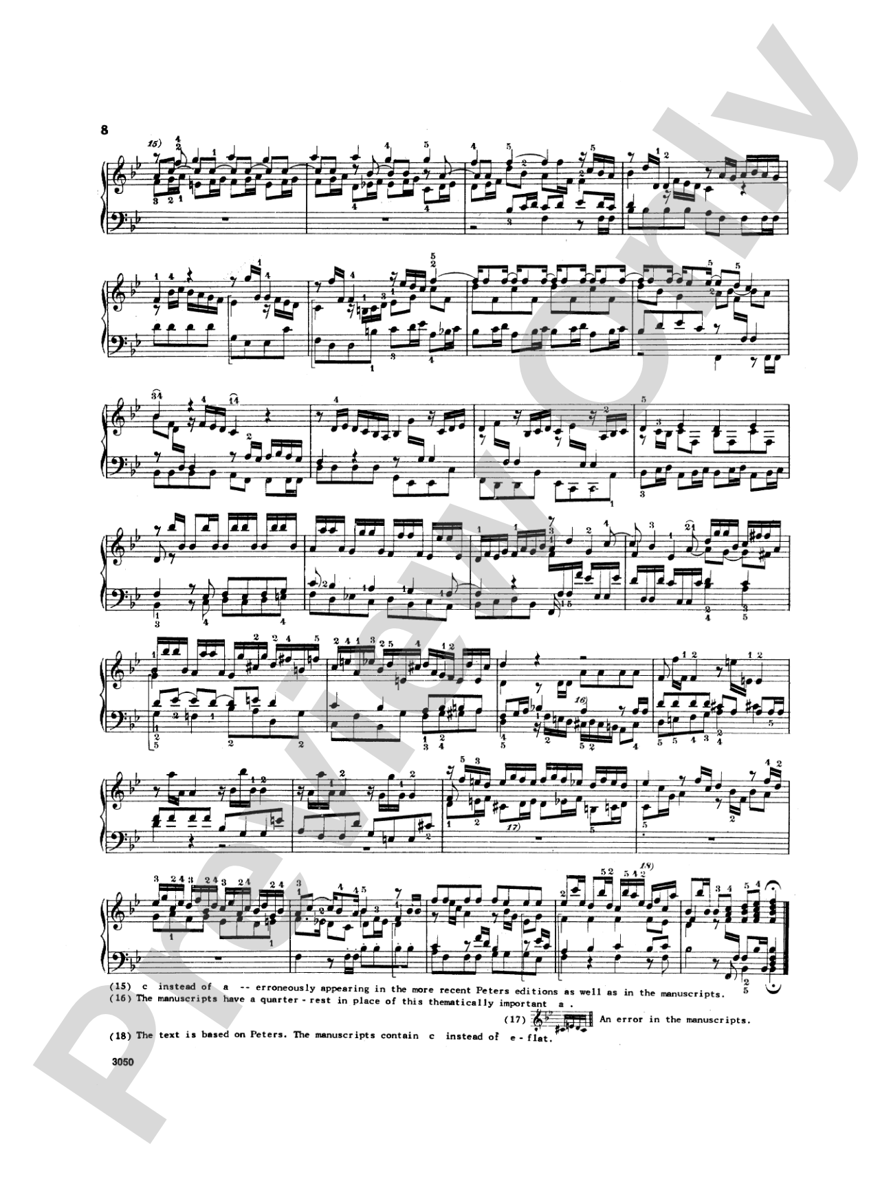 Bach: Cappriccio on the Departure of His Dearly Beloved Brother: Piano
