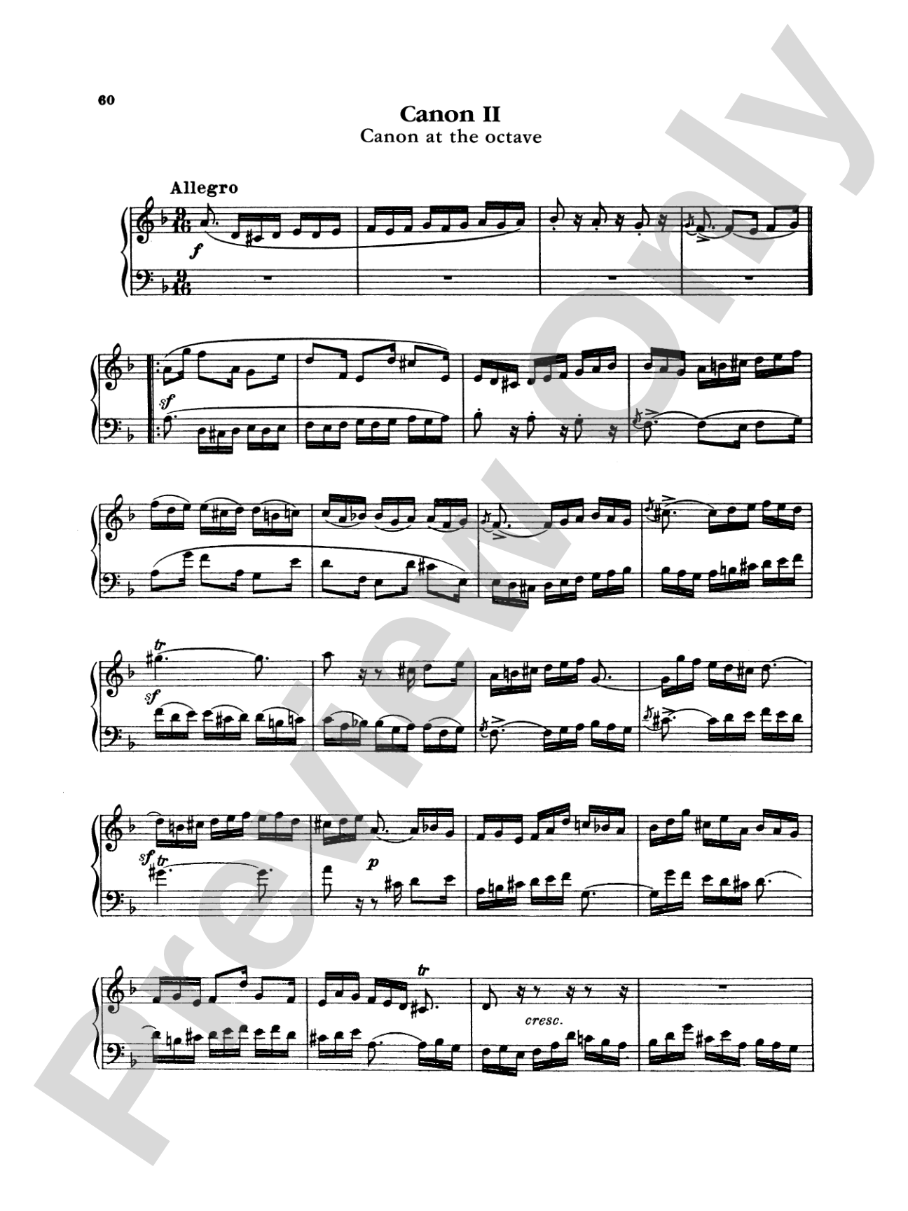 Bach: The Art of the Fugue (Ed. Carl Czerny)