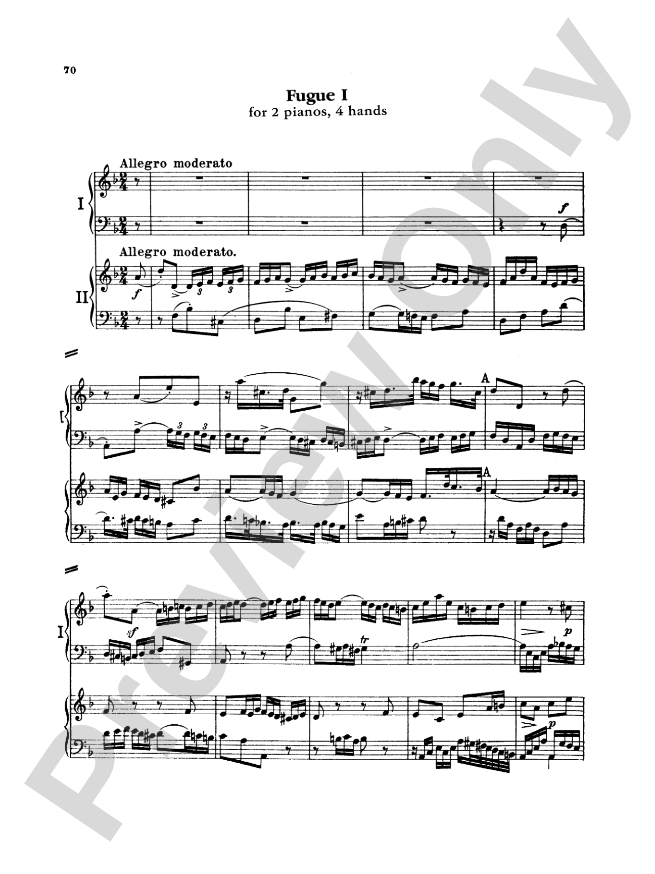 Bach: The Art of the Fugue (Ed. Carl Czerny)