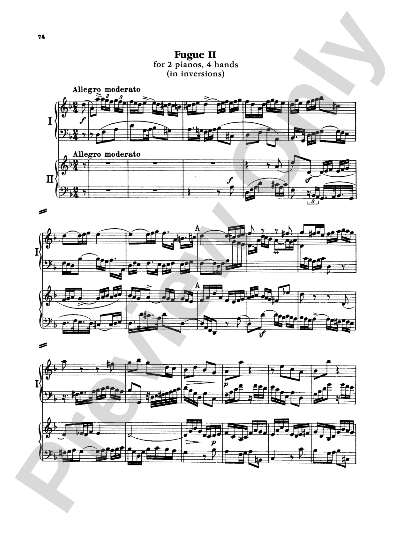 Bach: The Art of the Fugue (Ed. Carl Czerny)