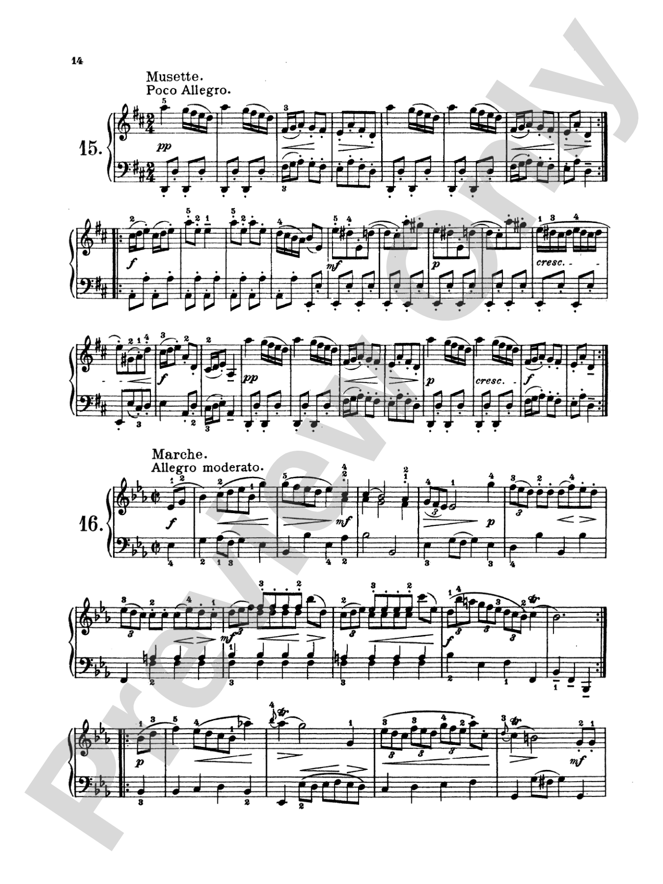 Bach: Twenty Easy Pieces from the Anna Magdalena Notenbuch
