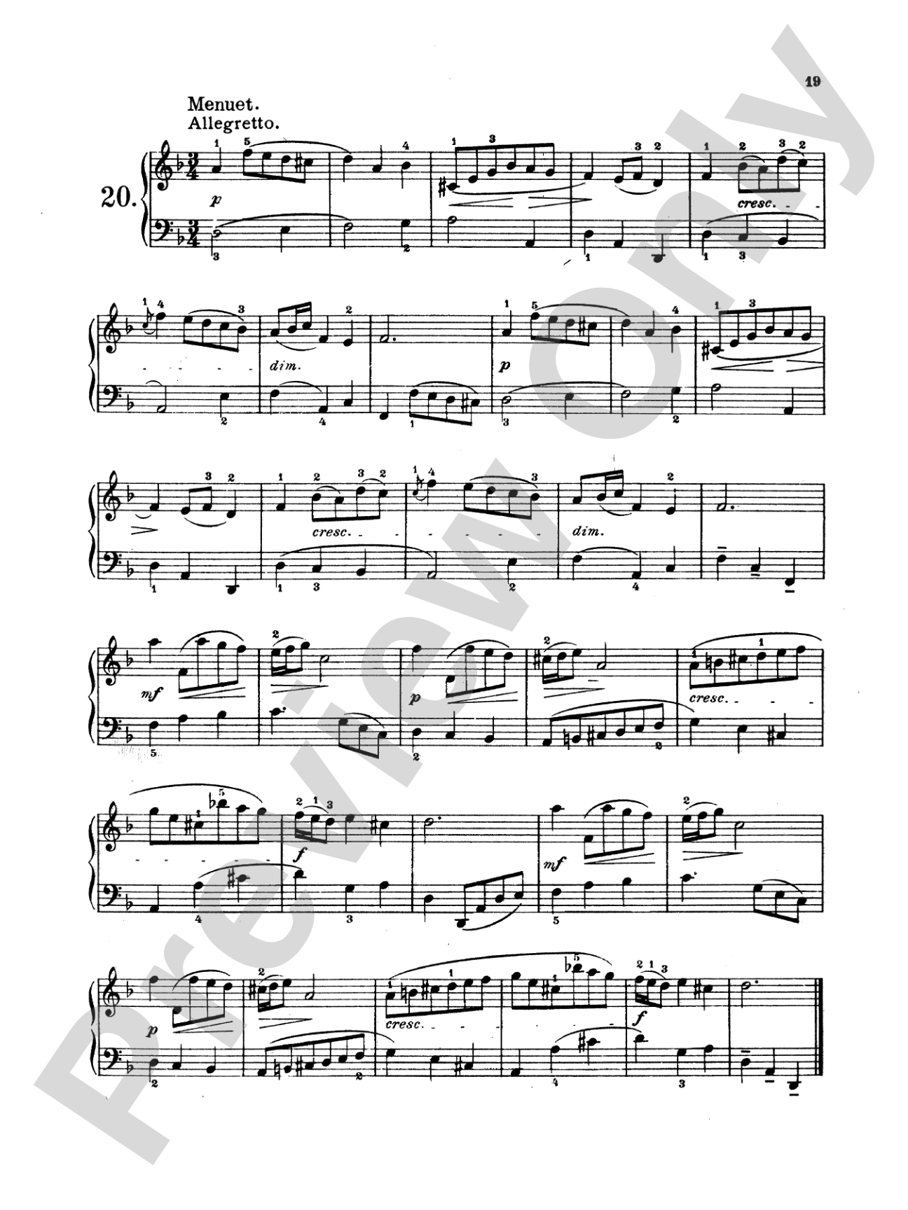 Bach: Twenty Easy Pieces from the Anna Magdalena Notenbuch