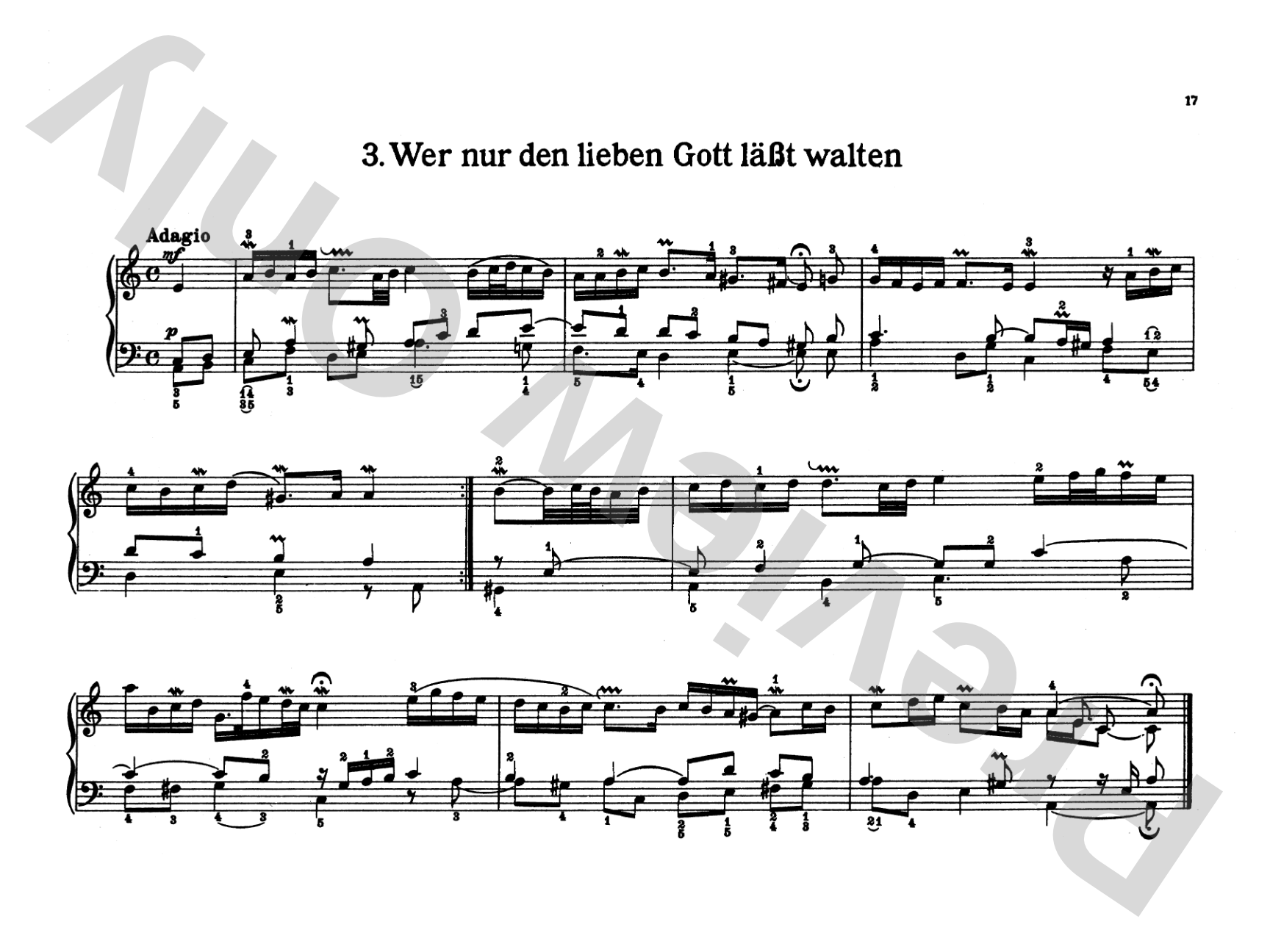 Bach: Notebook for Wilhelm Friedemann Bach