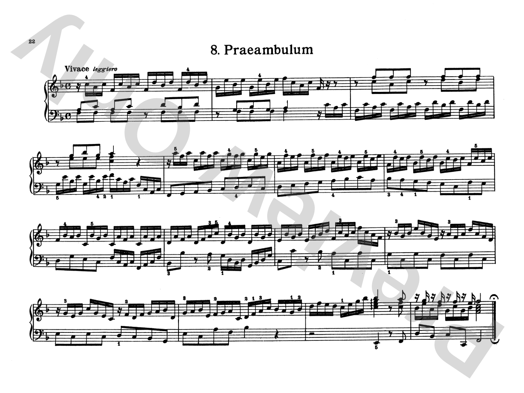 Bach: Notebook for Wilhelm Friedemann Bach