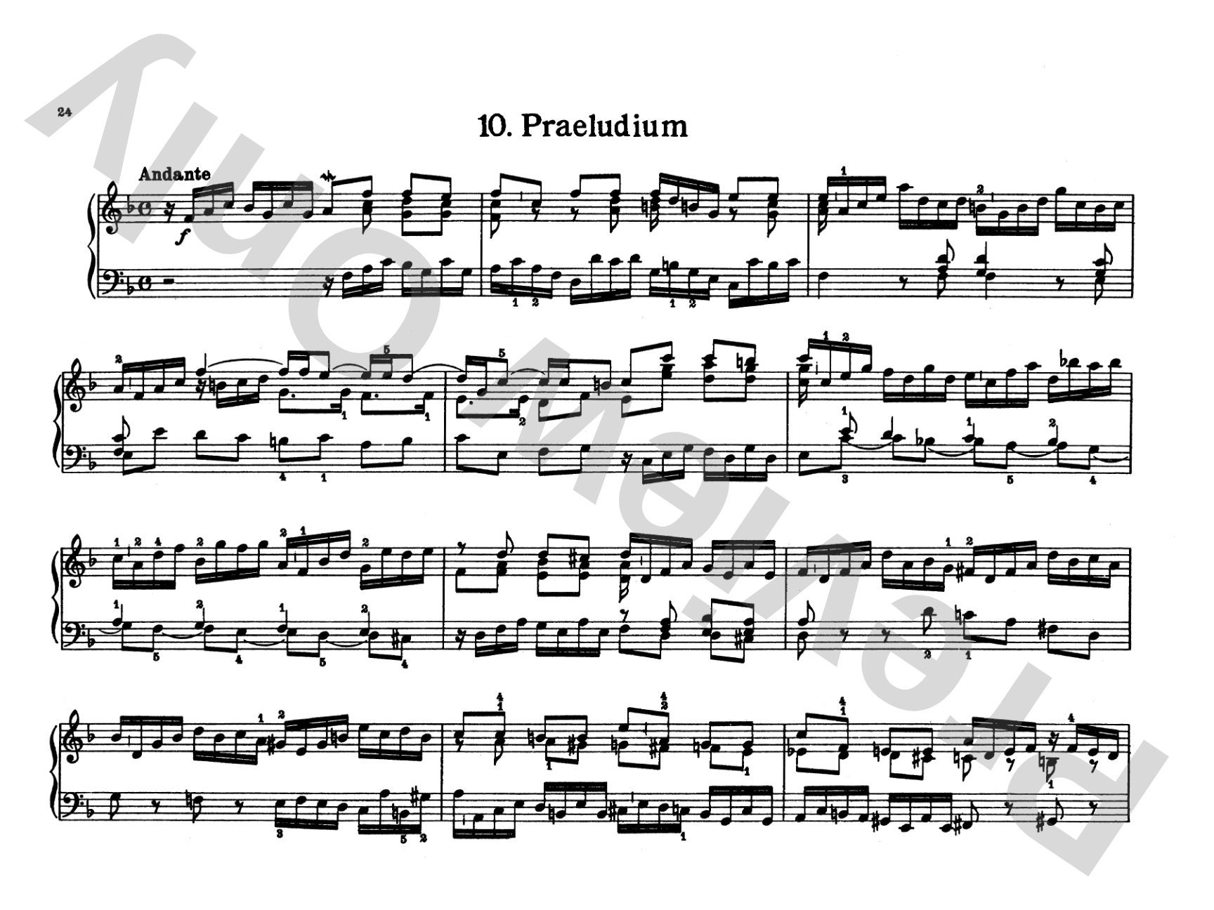 Bach: Notebook for Wilhelm Friedemann Bach