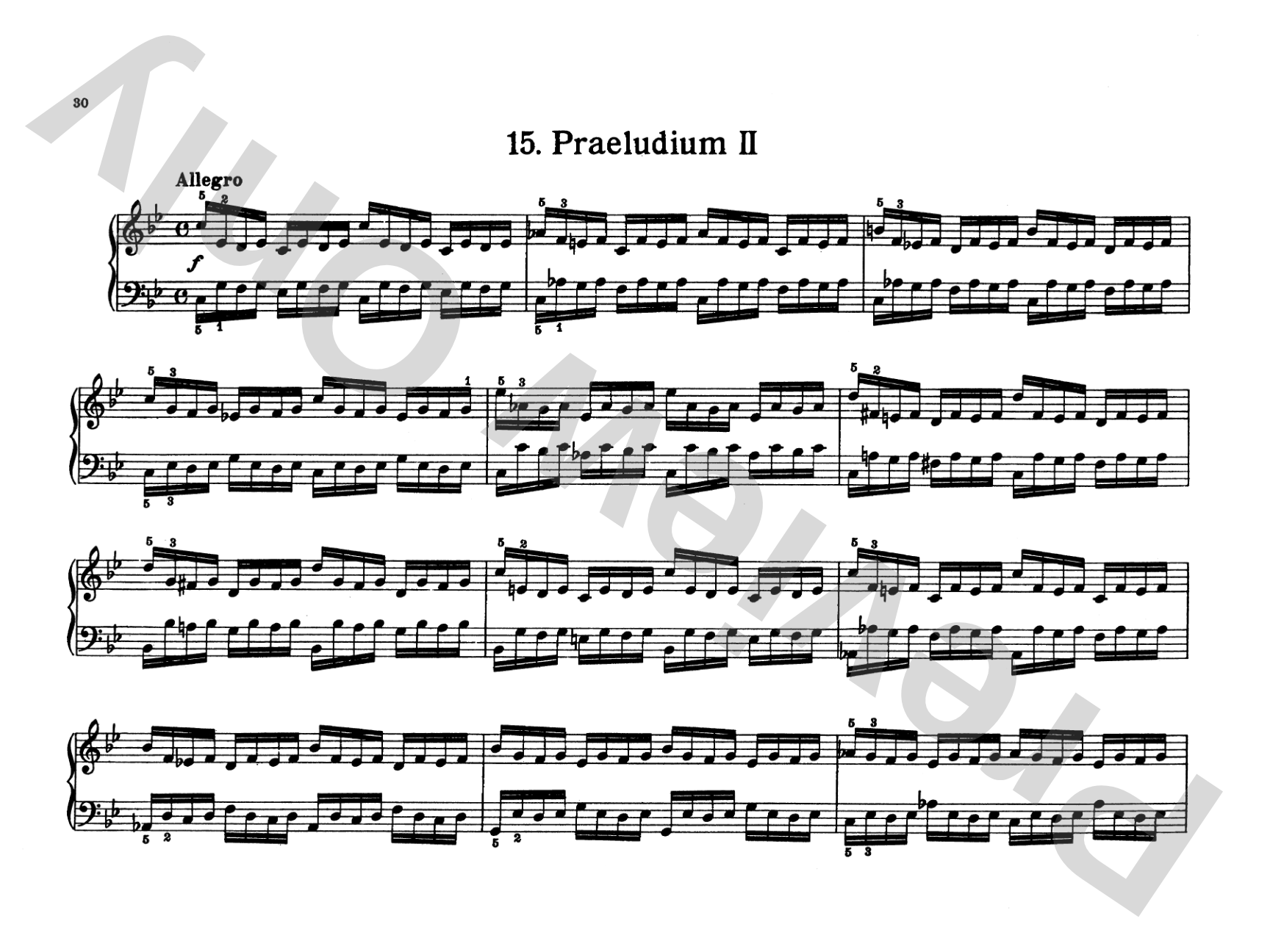 Bach: Notebook for Wilhelm Friedemann Bach