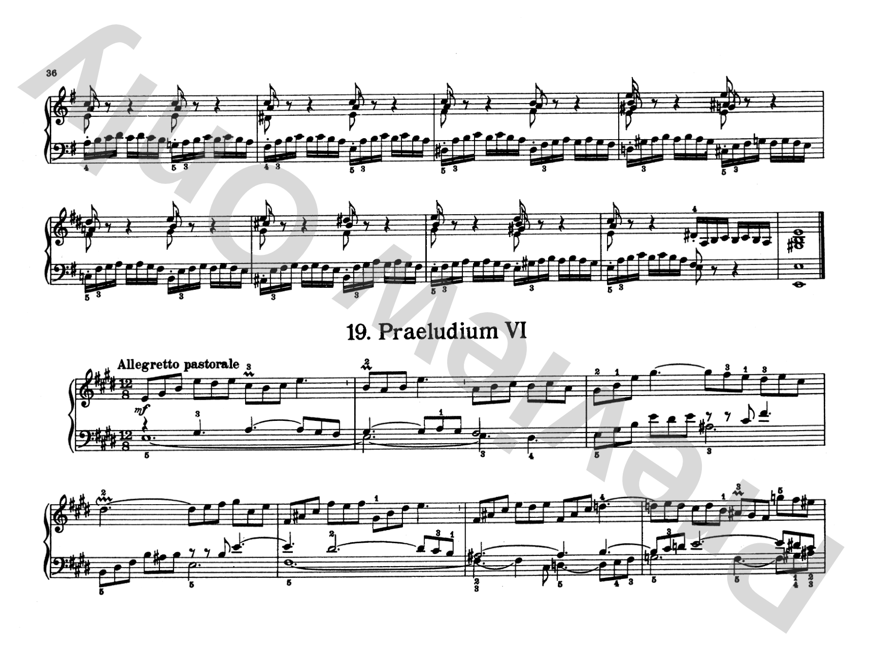 Bach: Notebook for Wilhelm Friedemann Bach