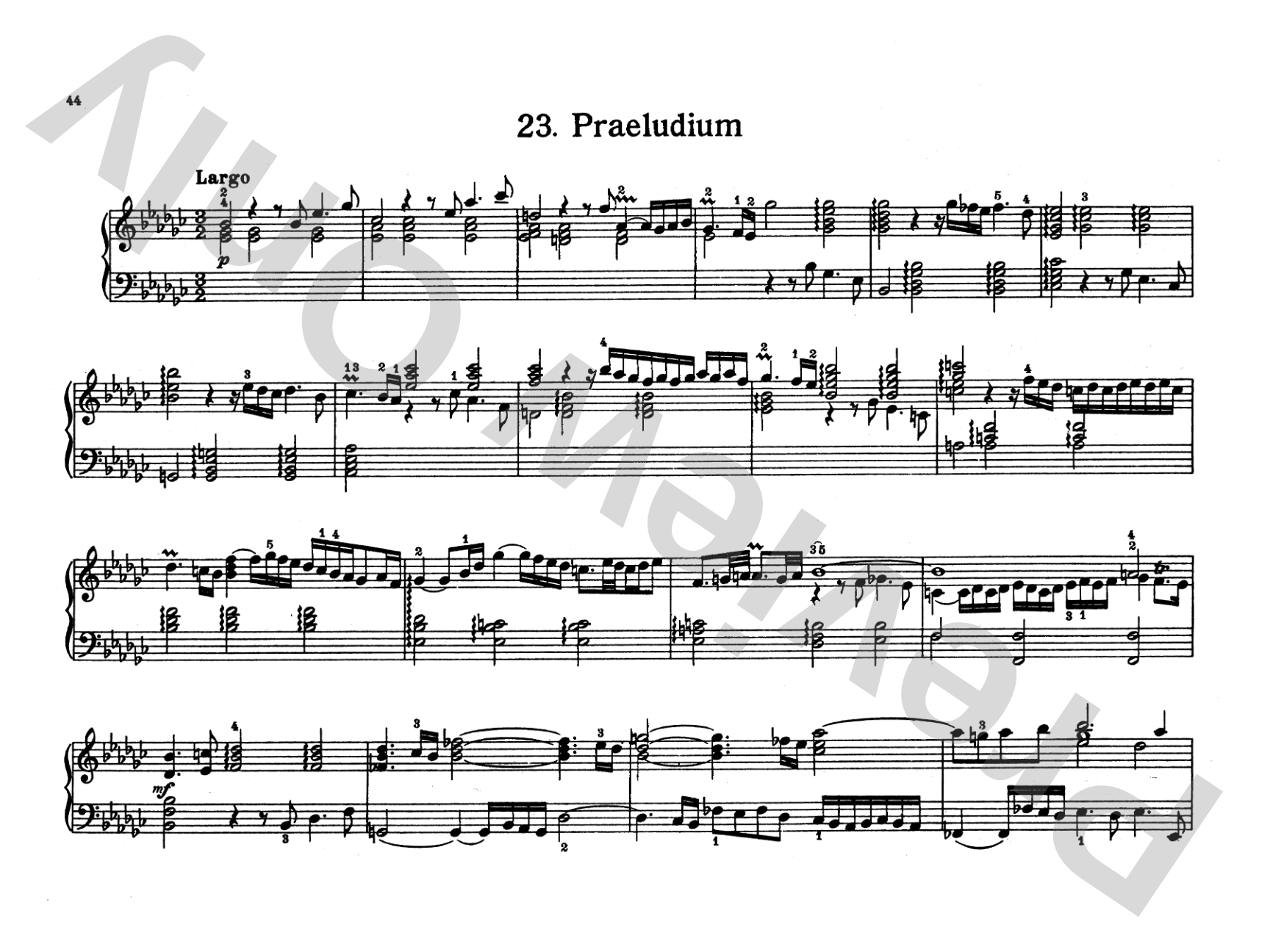 Bach: Notebook for Wilhelm Friedemann Bach