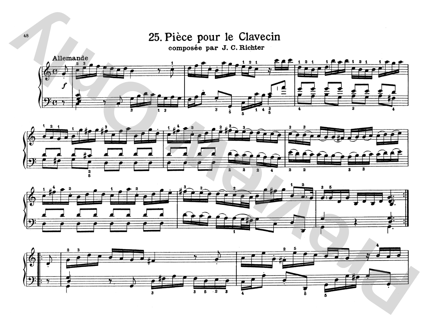Bach: Notebook for Wilhelm Friedemann Bach