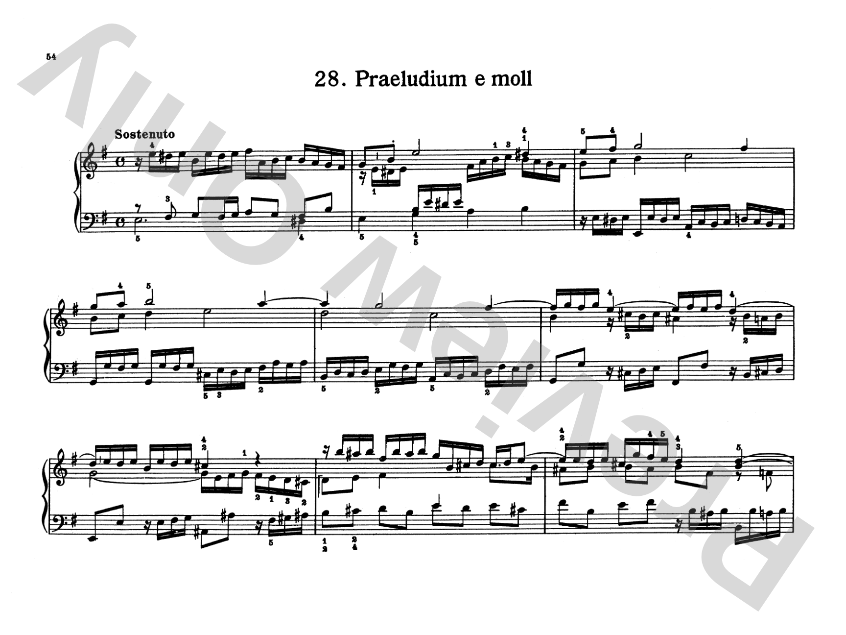 Bach: Notebook for Wilhelm Friedemann Bach