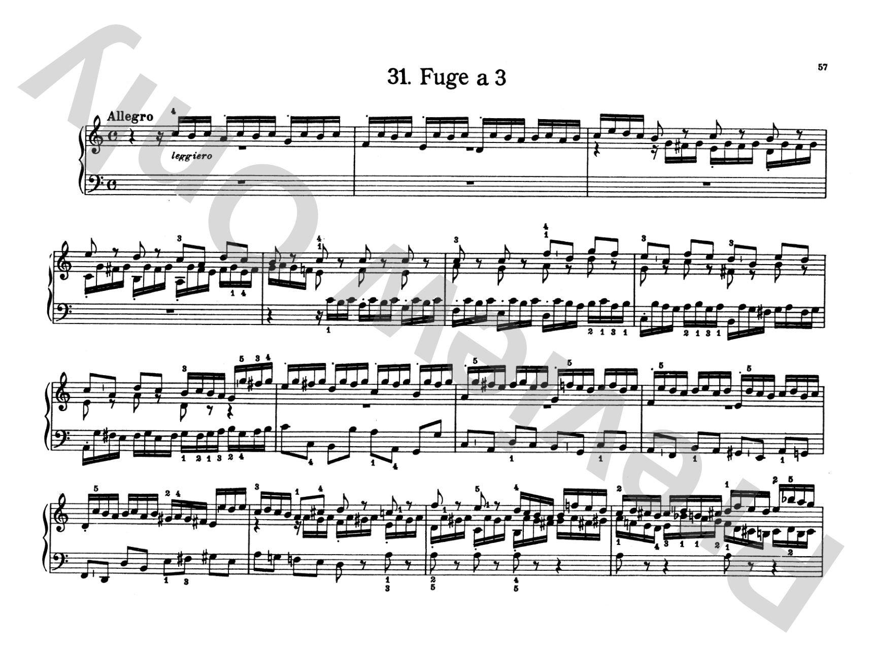 Bach: Notebook for Wilhelm Friedemann Bach