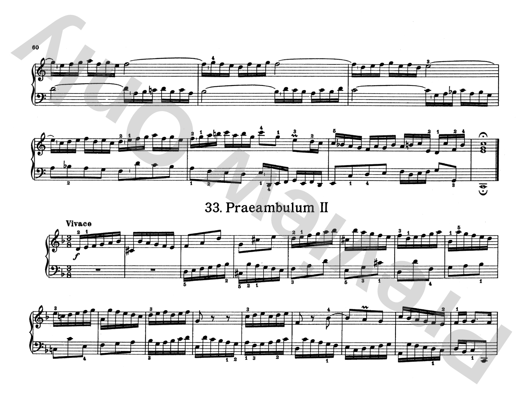Bach: Notebook for Wilhelm Friedemann Bach