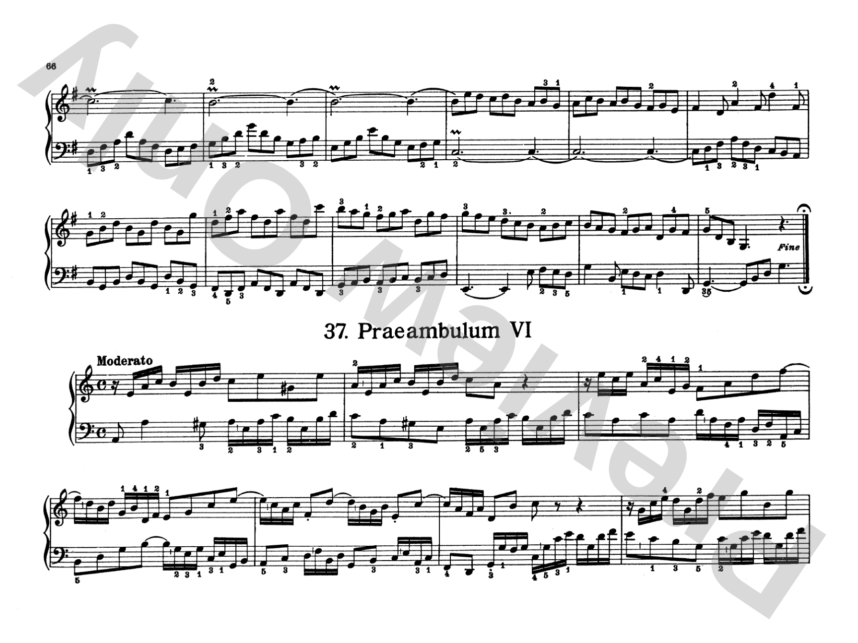 Bach: Notebook for Wilhelm Friedemann Bach