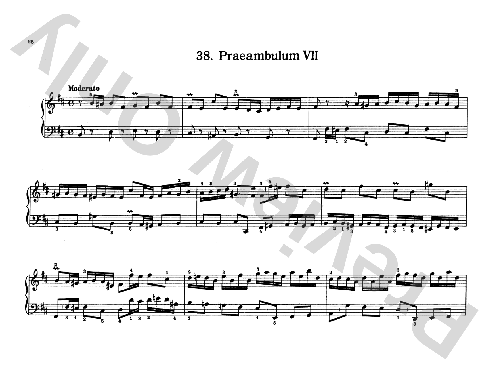 Bach: Notebook for Wilhelm Friedemann Bach