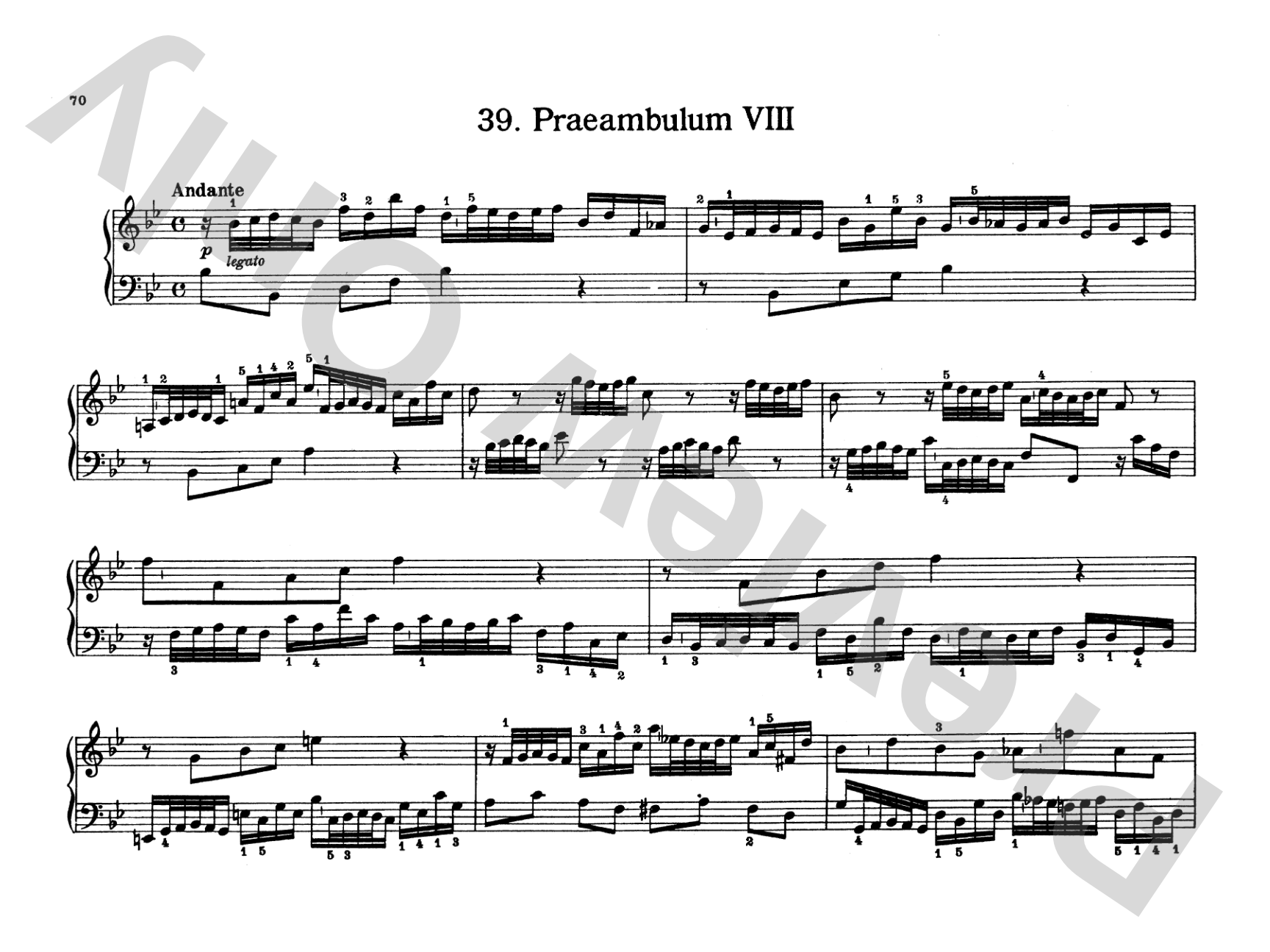 Bach: Notebook for Wilhelm Friedemann Bach