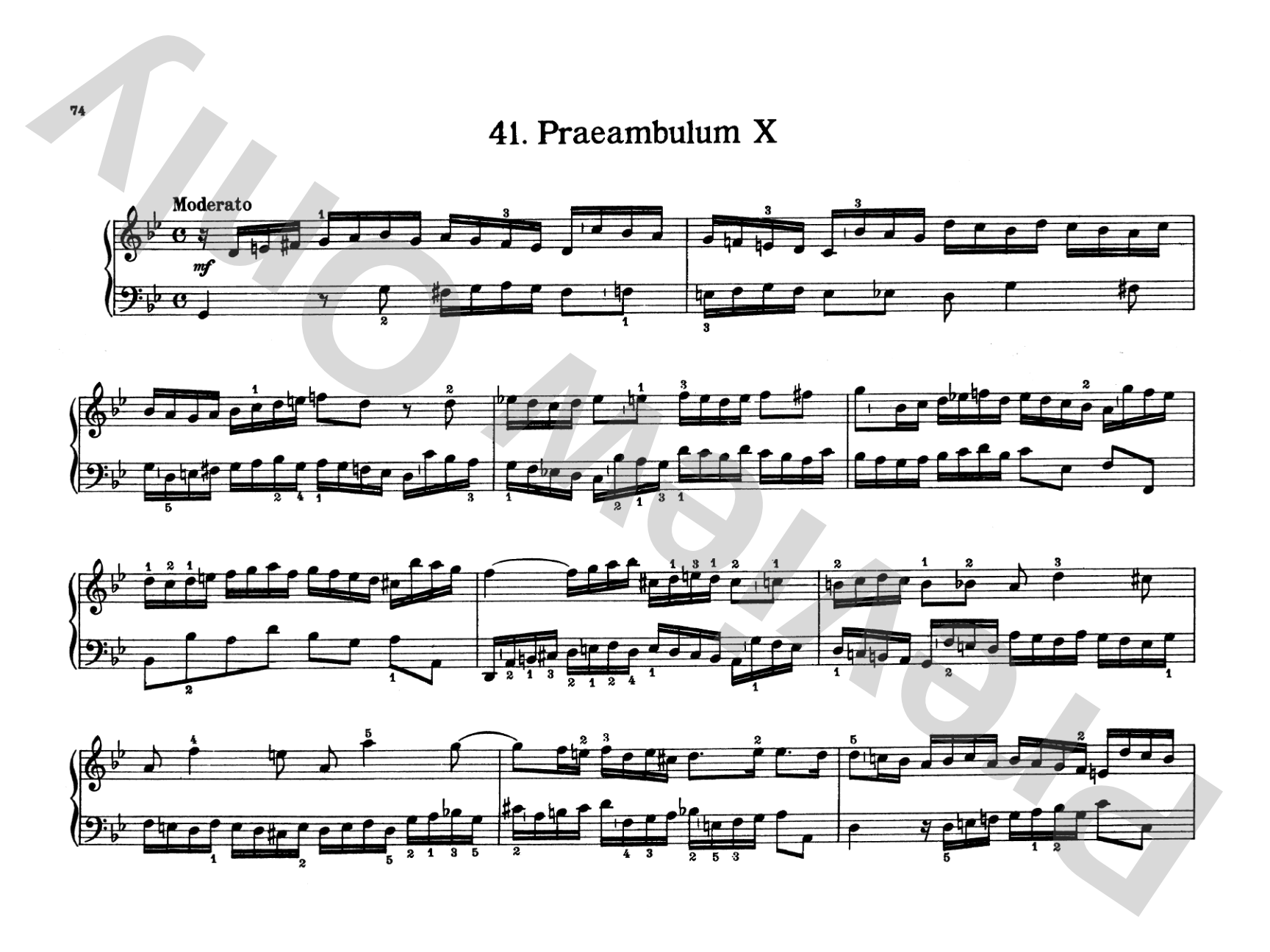 Bach: Notebook for Wilhelm Friedemann Bach