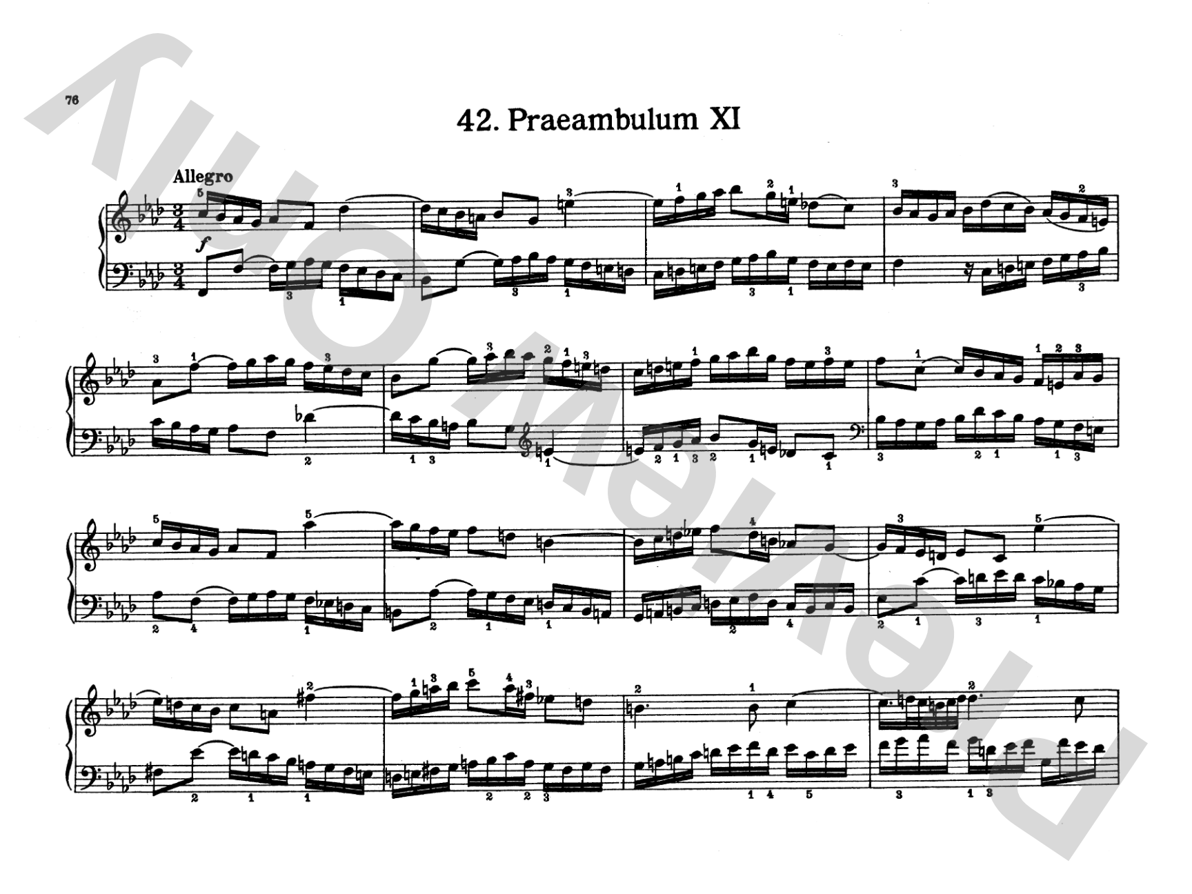 Bach: Notebook for Wilhelm Friedemann Bach
