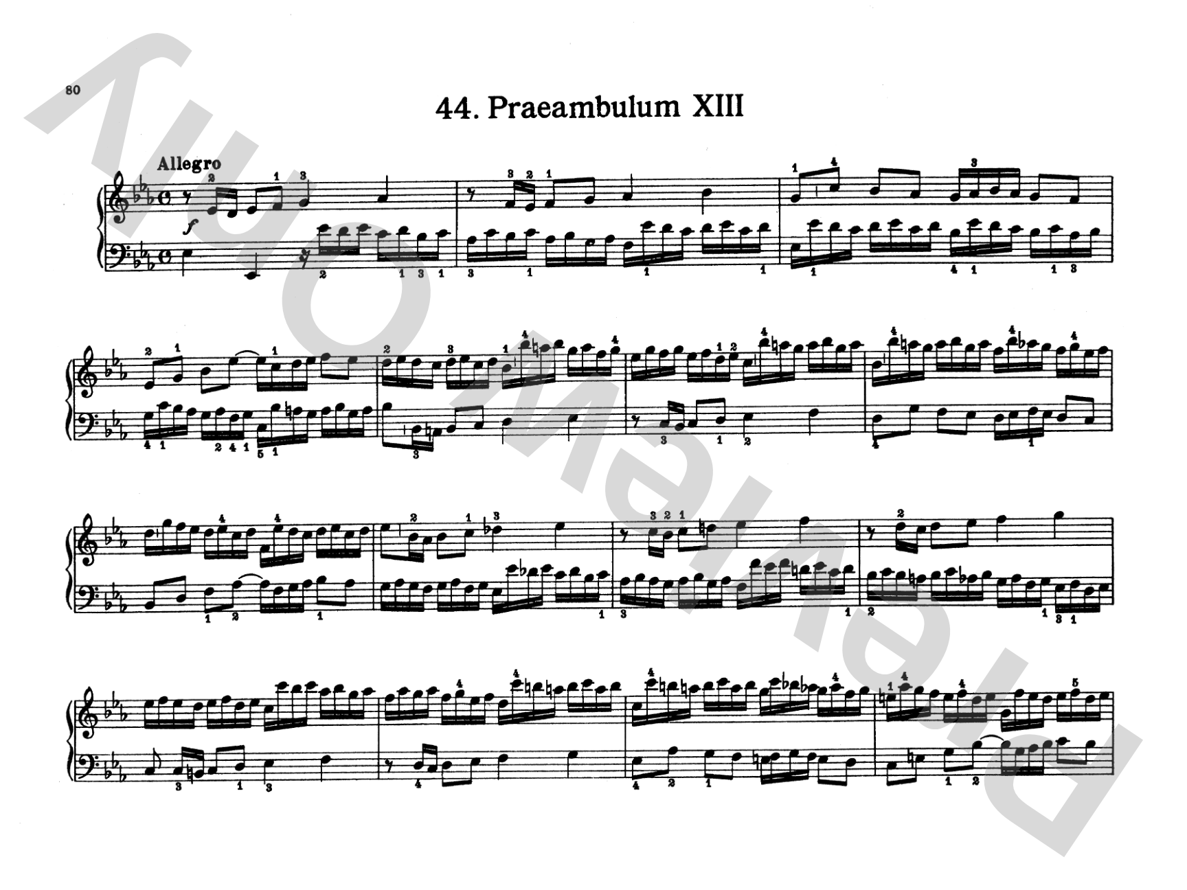 Bach: Notebook for Wilhelm Friedemann Bach