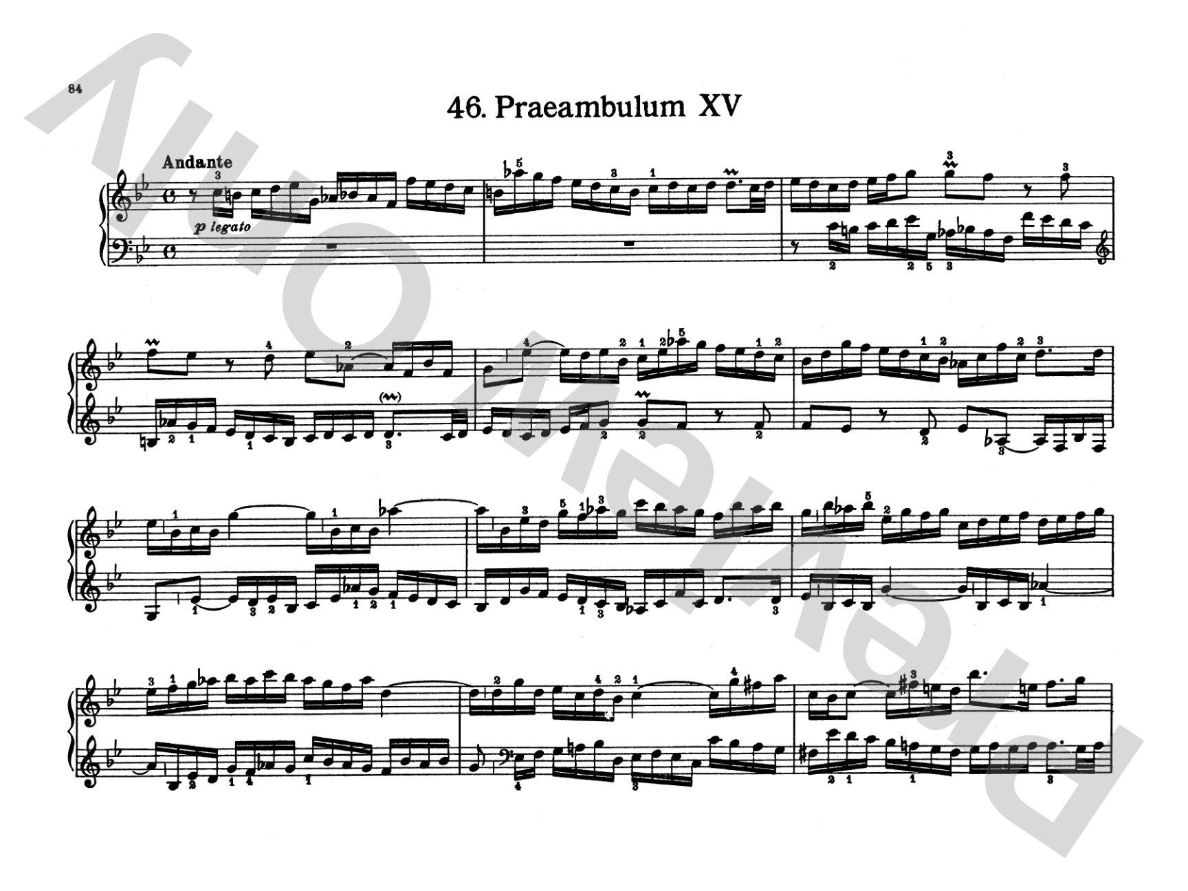 Bach: Notebook for Wilhelm Friedemann Bach