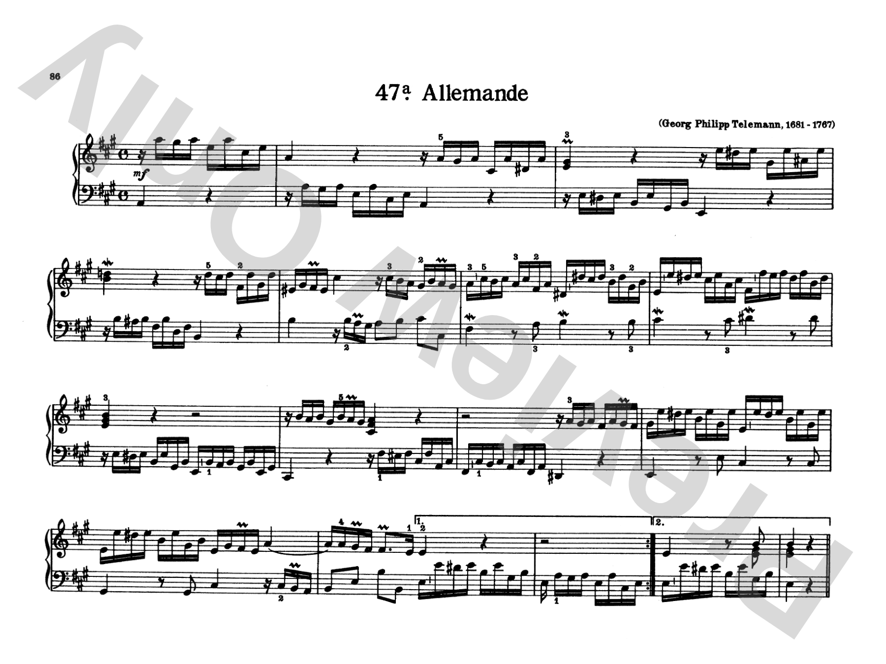Bach: Notebook for Wilhelm Friedemann Bach
