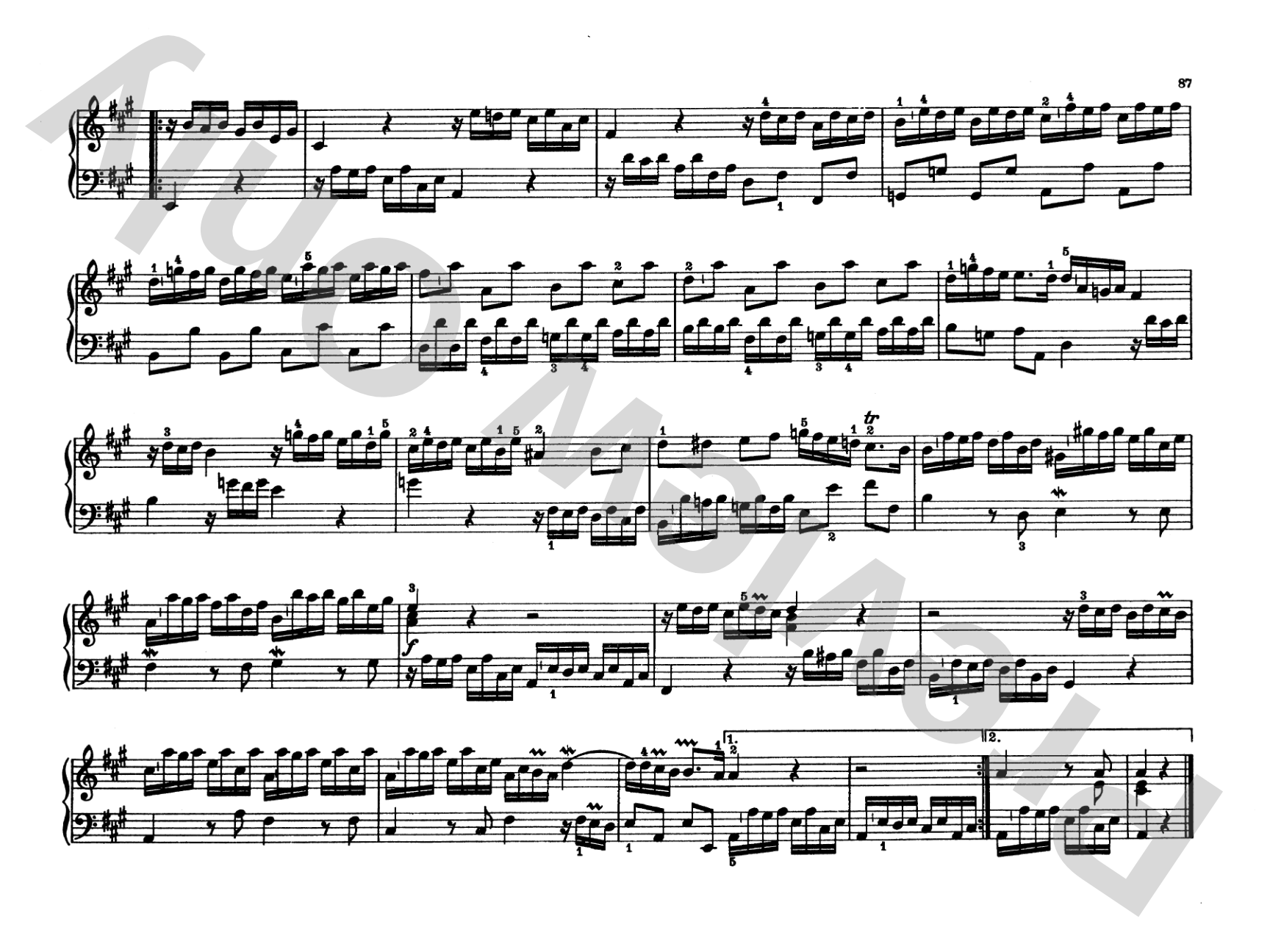 Bach: Notebook for Wilhelm Friedemann Bach