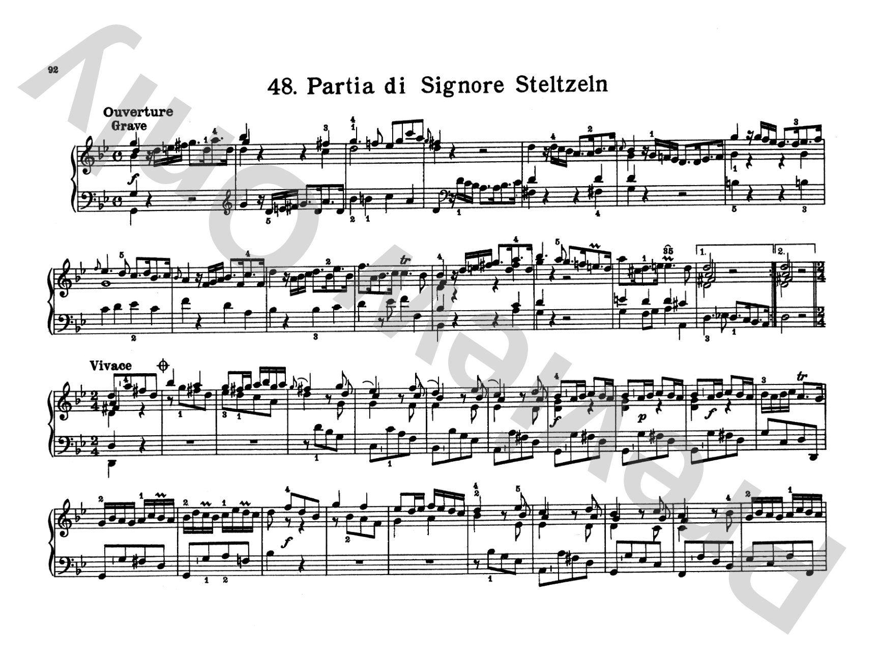 Bach: Notebook for Wilhelm Friedemann Bach