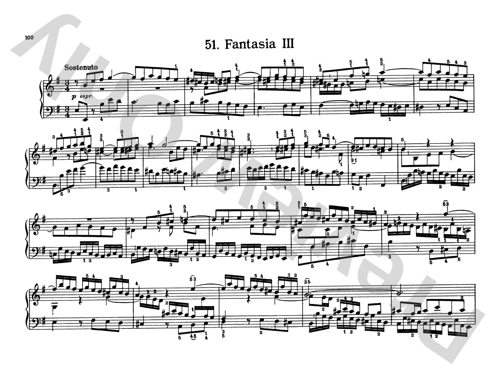 Bach: Notebook for Wilhelm Friedemann Bach