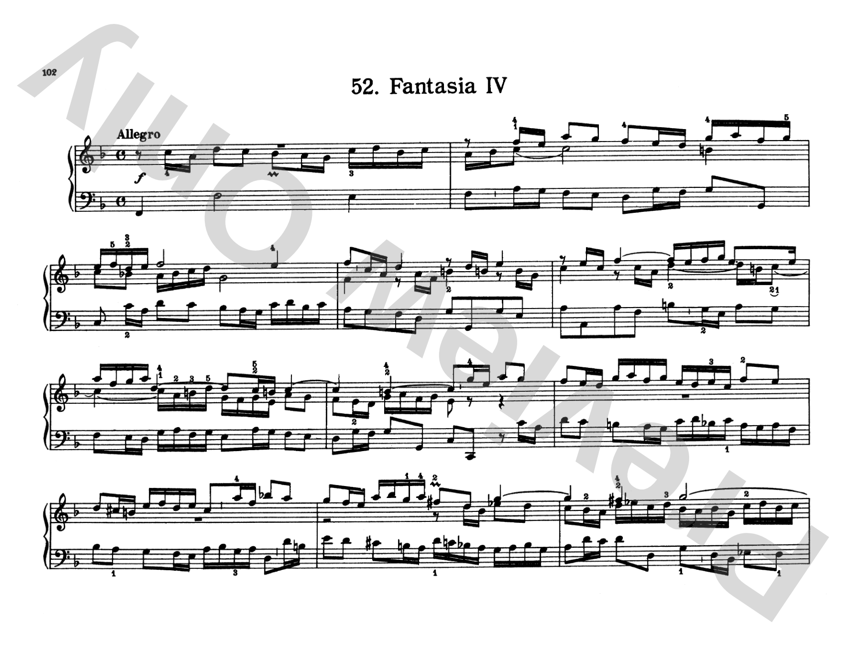 Bach: Notebook for Wilhelm Friedemann Bach