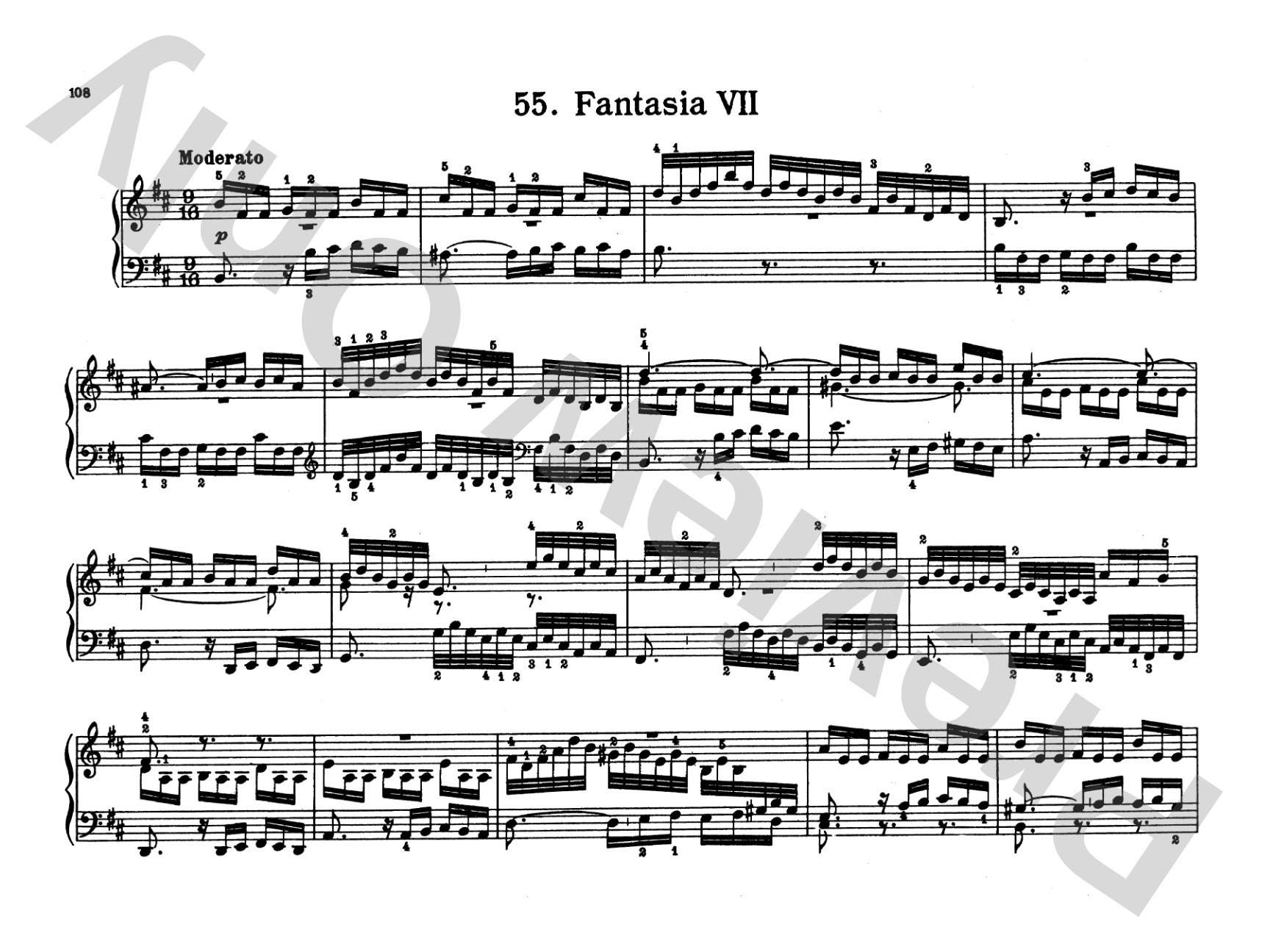 Bach: Notebook for Wilhelm Friedemann Bach