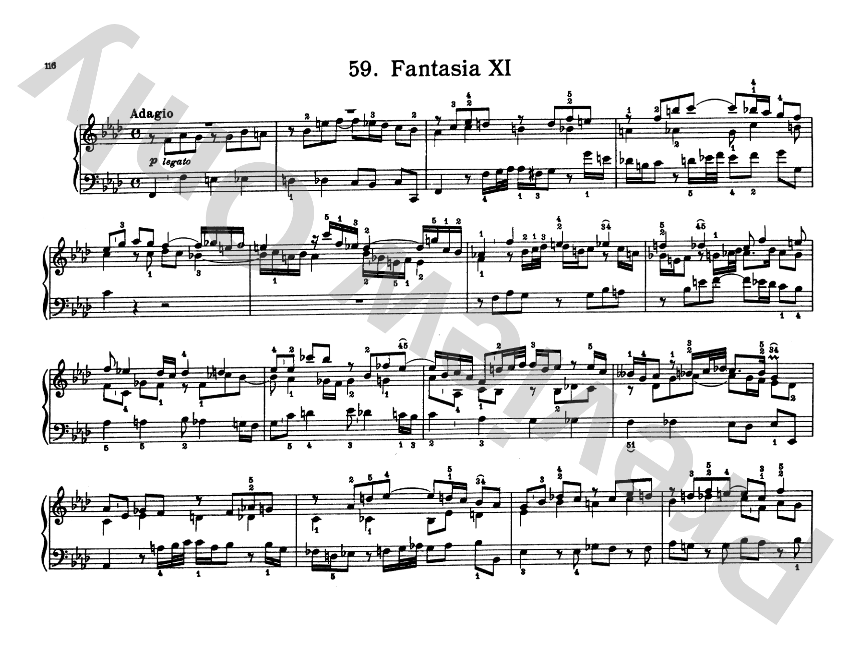 Bach: Notebook for Wilhelm Friedemann Bach