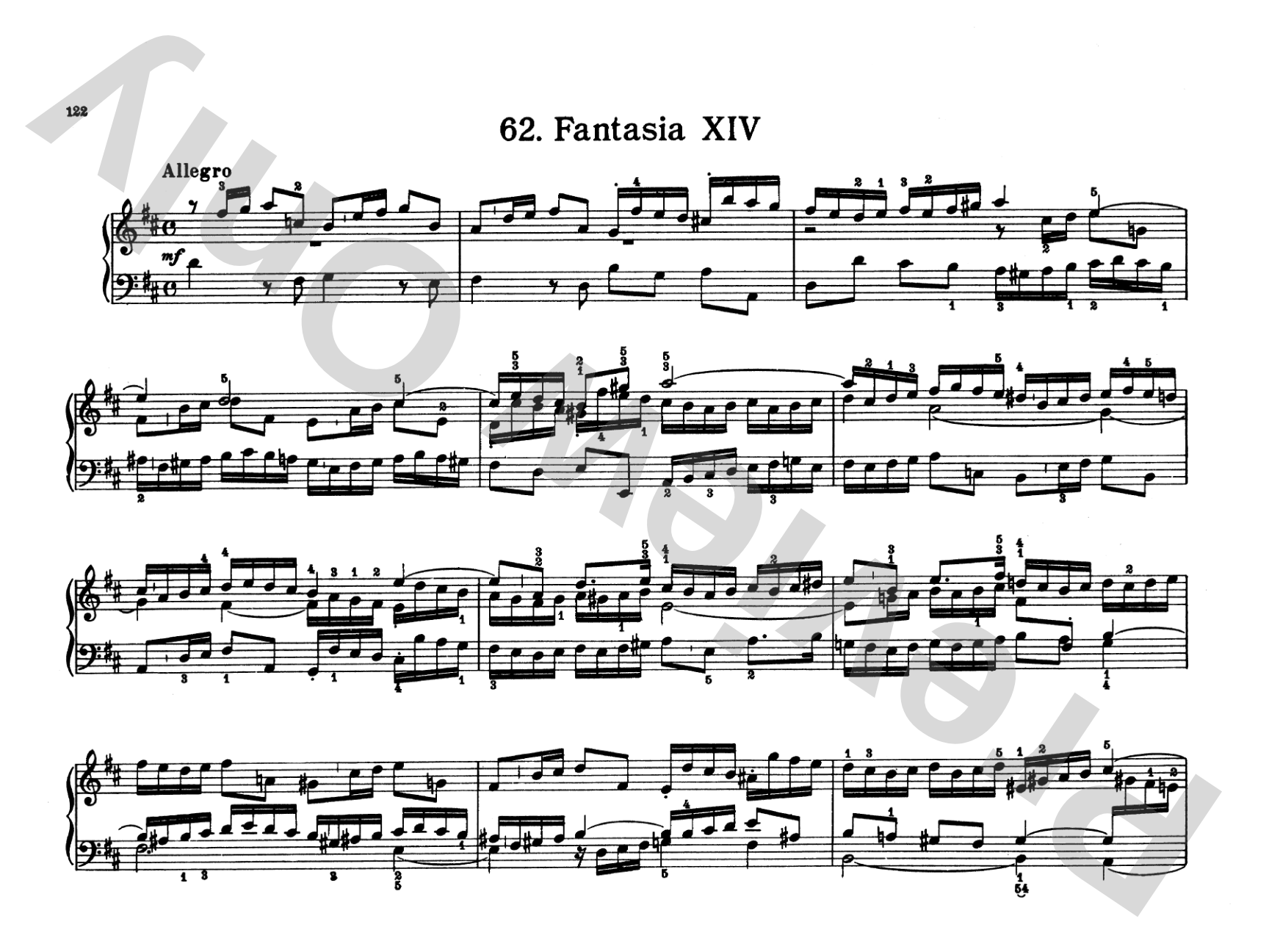 Bach: Notebook for Wilhelm Friedemann Bach