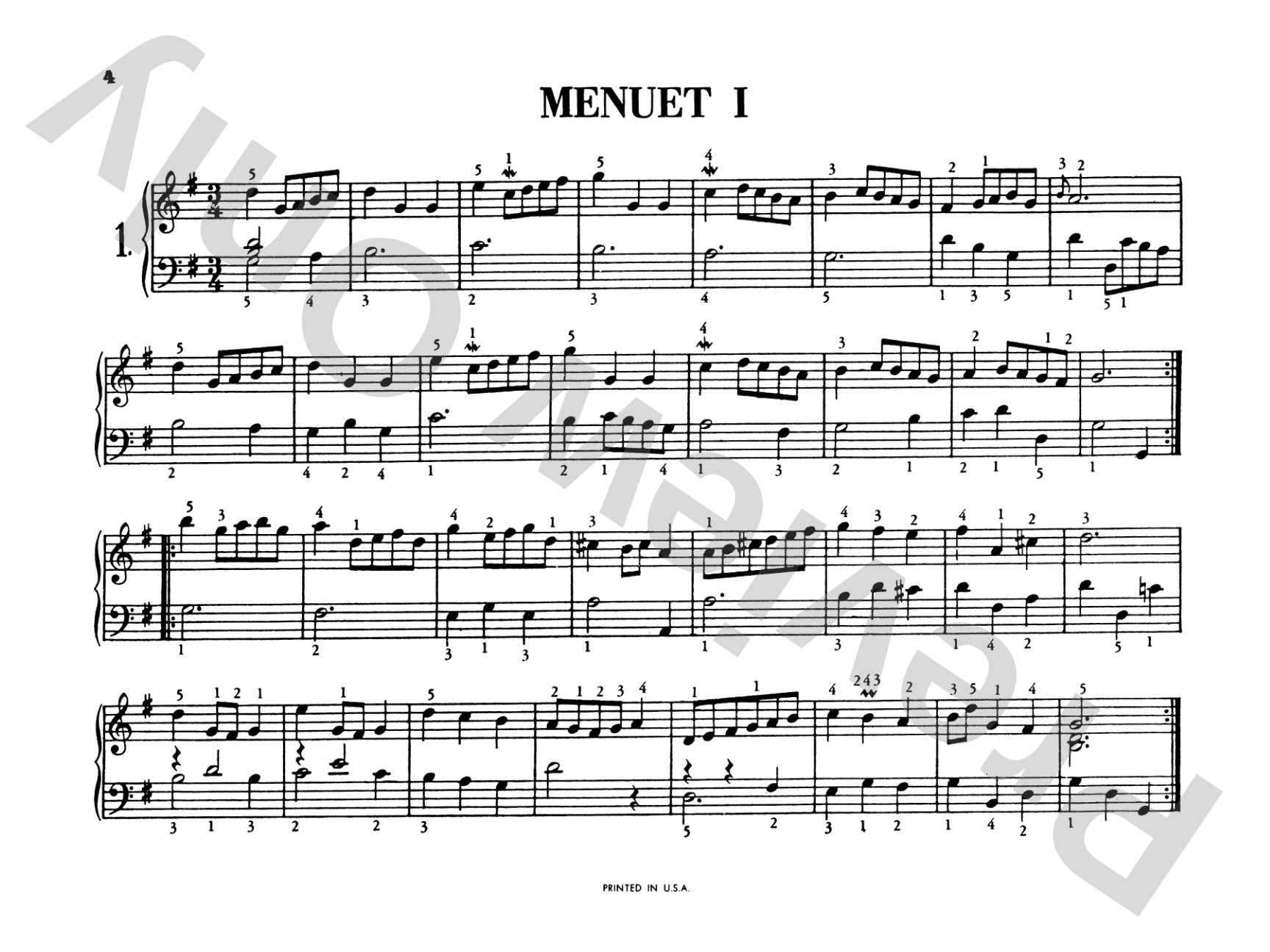 Bach: The First Bach Book (Fing. Alexander Lipsky): Piano Comb Bound Book