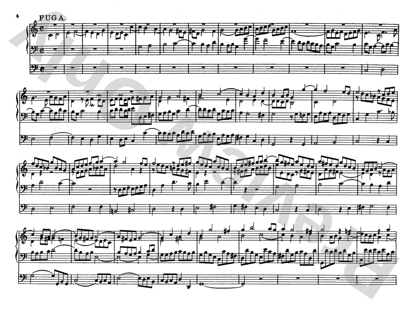 Bach: Complete Organ Works, Volume II: Organ Comb Bound Book