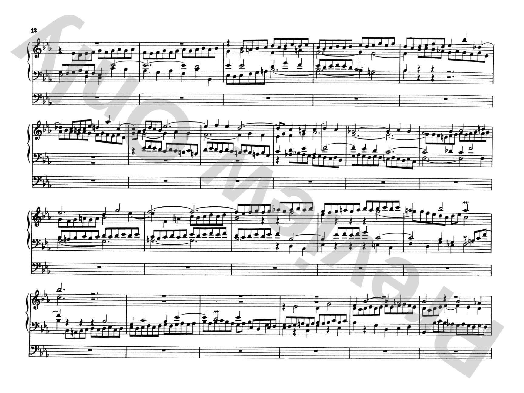Bach: Complete Organ Works, Volume III: Organ Comb Bound Book