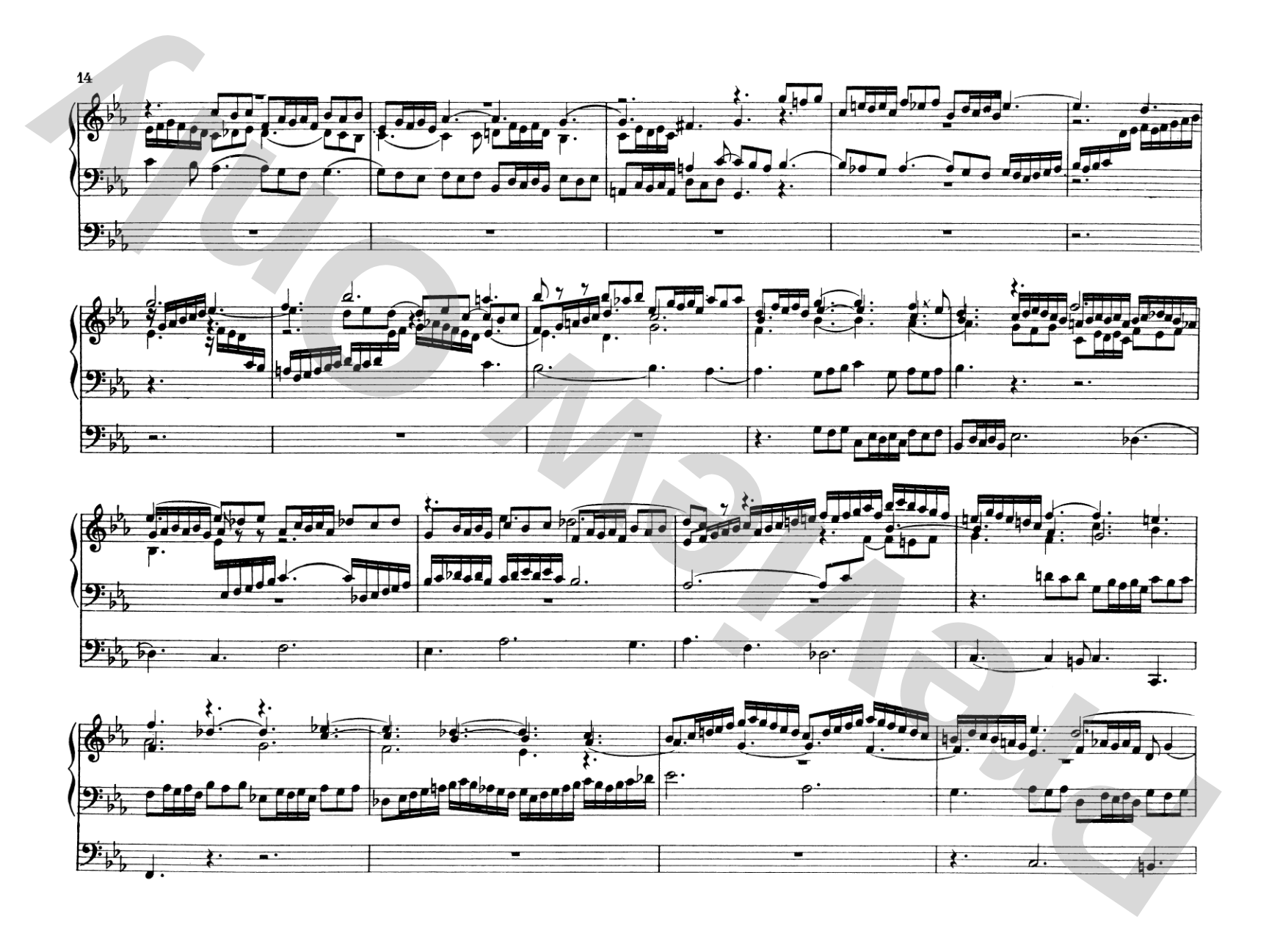 Bach: Complete Organ Works, Volume III: Organ Comb Bound Book