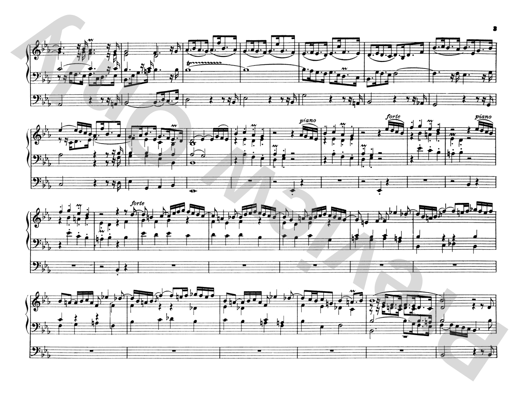 Bach: Complete Organ Works, Volume III: Organ Comb Bound Book