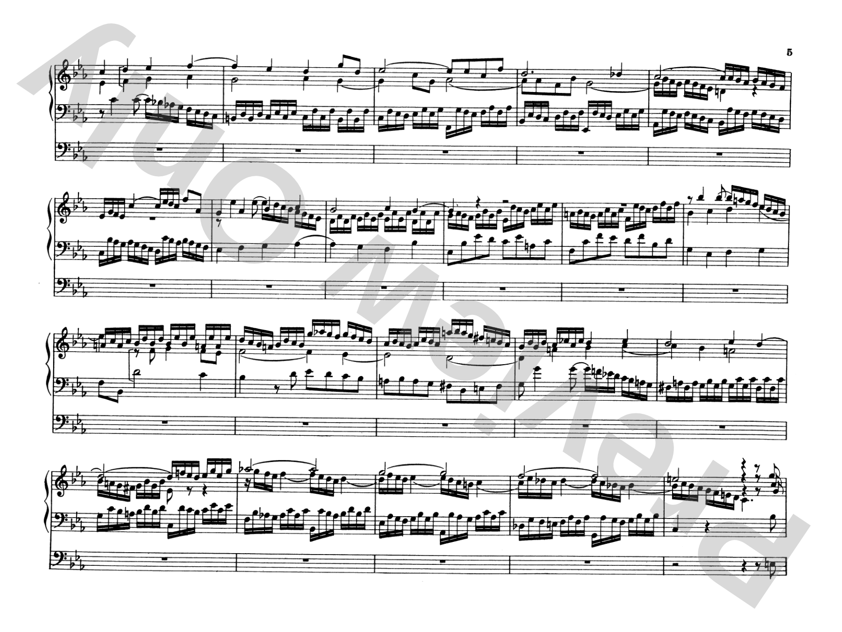 Bach: Complete Organ Works, Volume III: Organ Comb Bound Book
