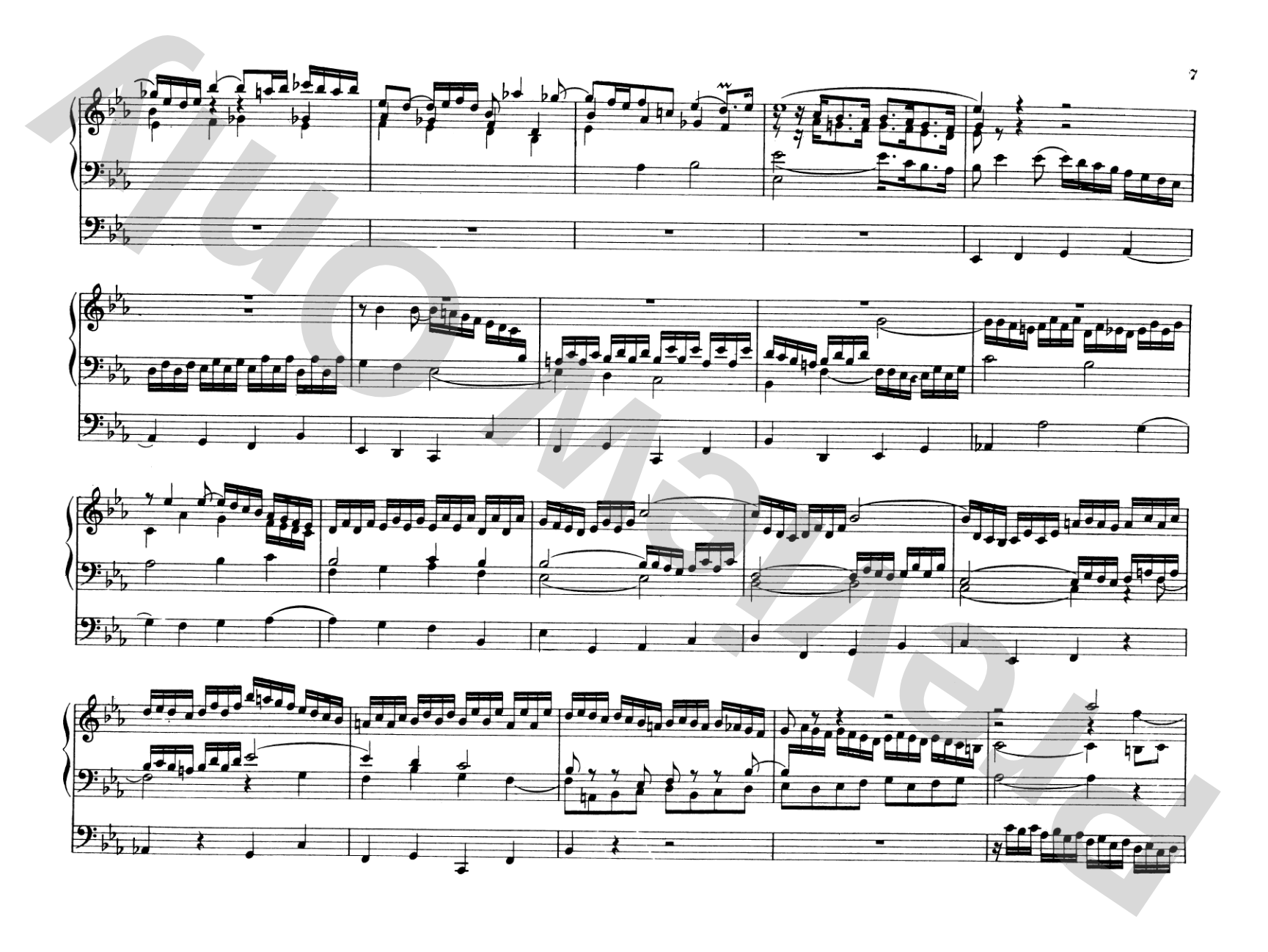 Bach: Complete Organ Works, Volume III: Organ Comb Bound Book