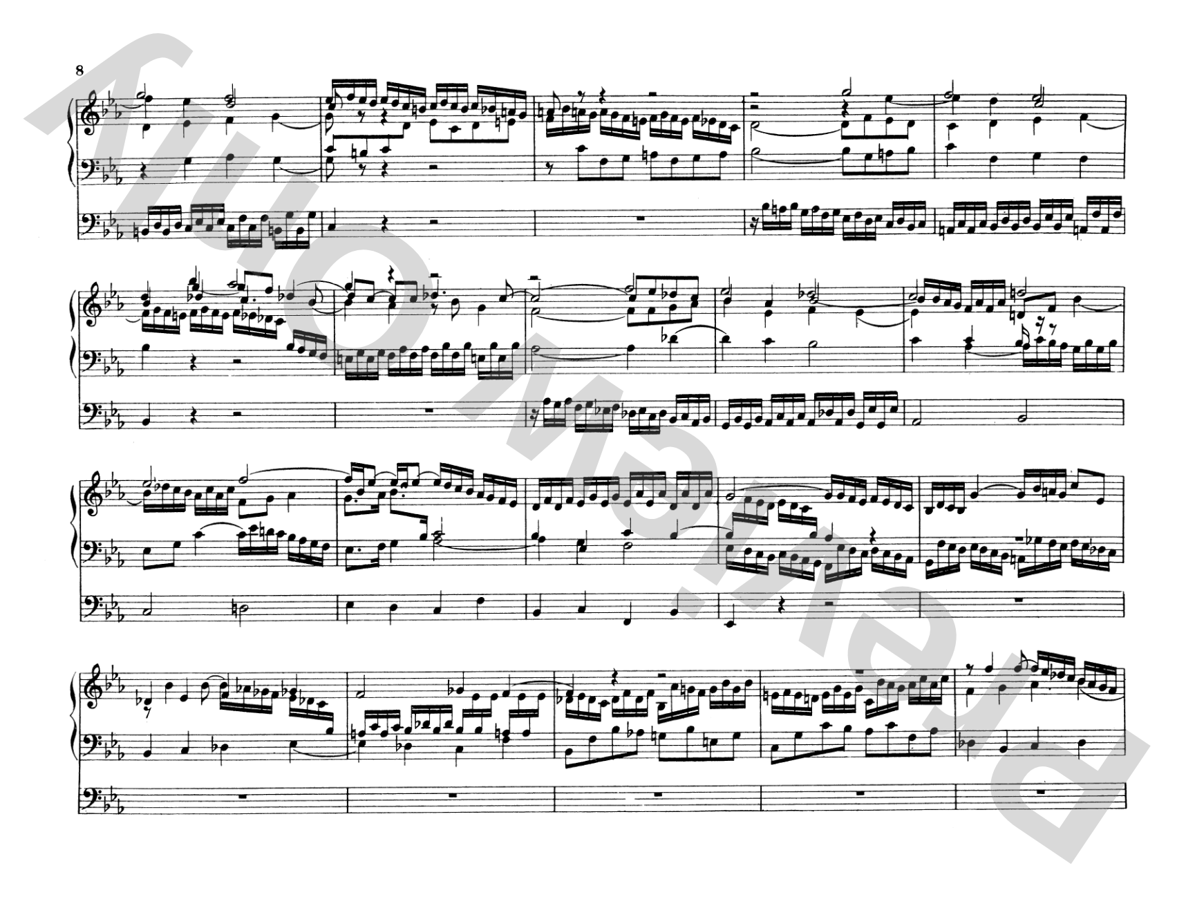 Bach: Complete Organ Works, Volume III: Organ Comb Bound Book