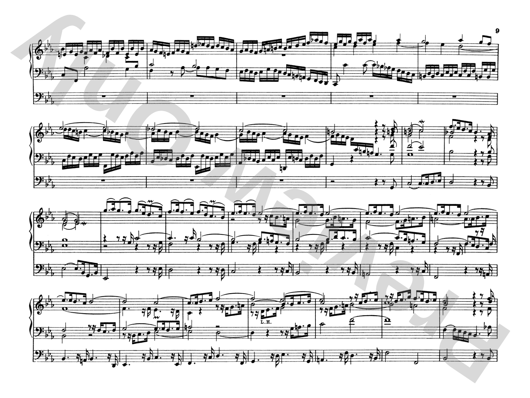 Bach: Complete Organ Works, Volume III: Organ Comb Bound Book