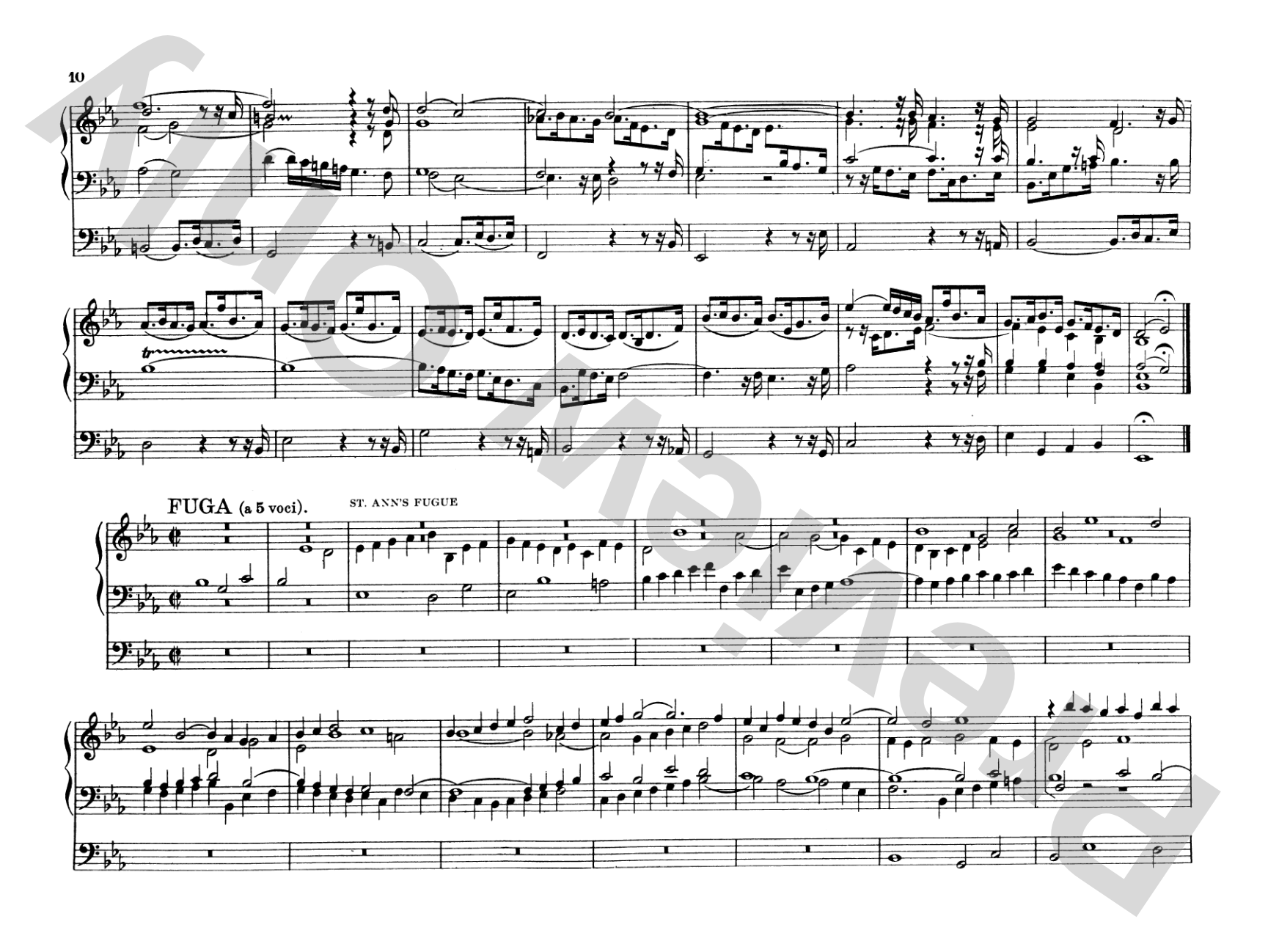 Bach: Complete Organ Works, Volume III: Organ Comb Bound Book