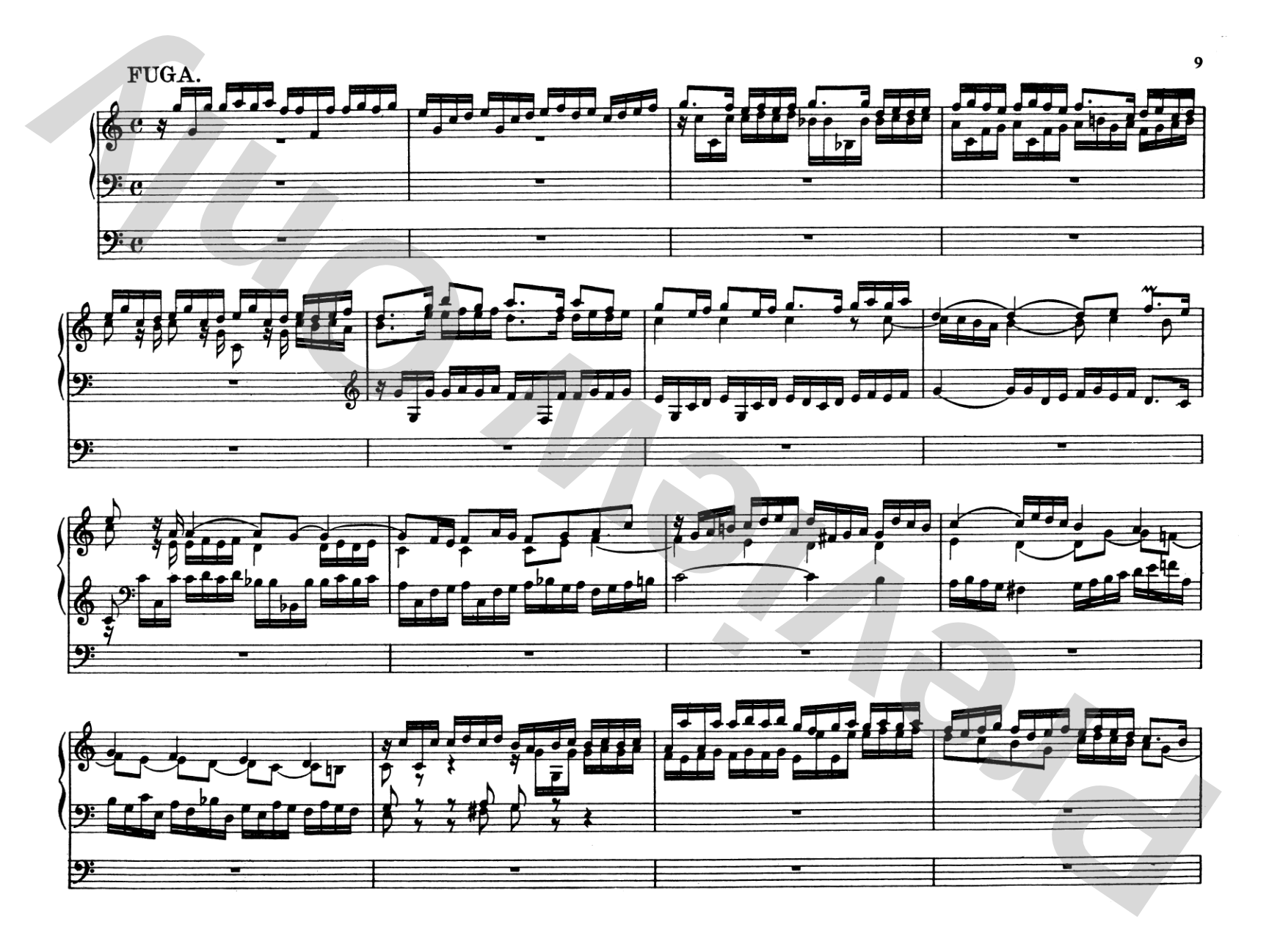 Bach: Complete Organ Works, Volume IV: Organ Comb Bound Book